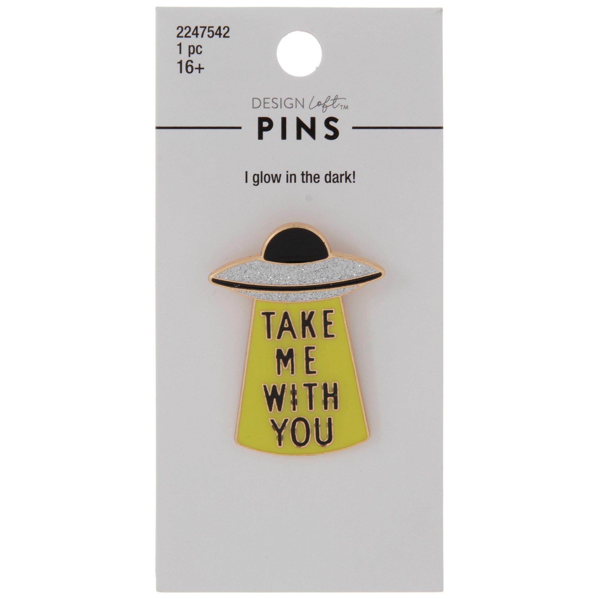 UFO GlowInTheDark Enamel Pin Hobby Lobby 2247542