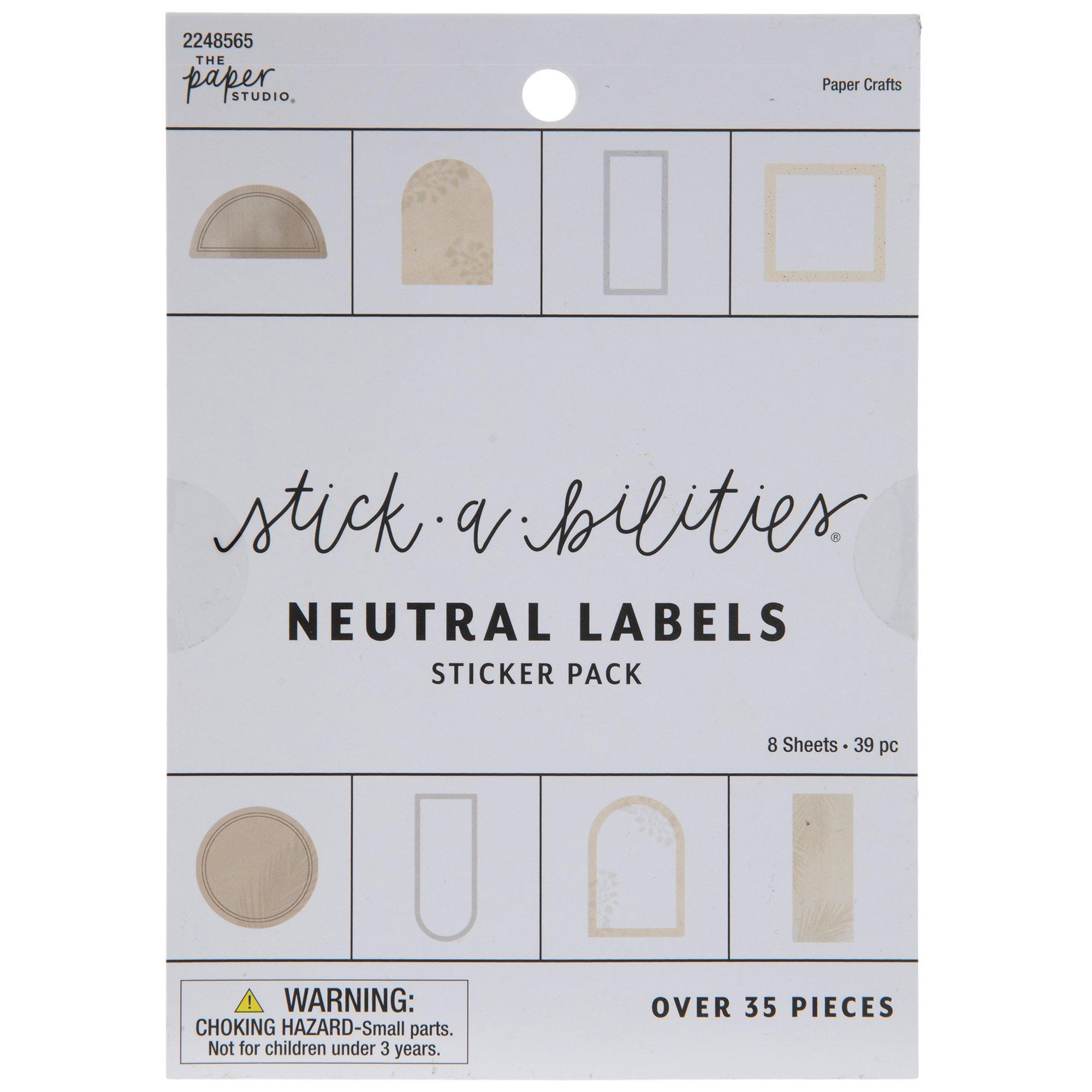 Neutral Label Stickers Hobby Lobby 2248565