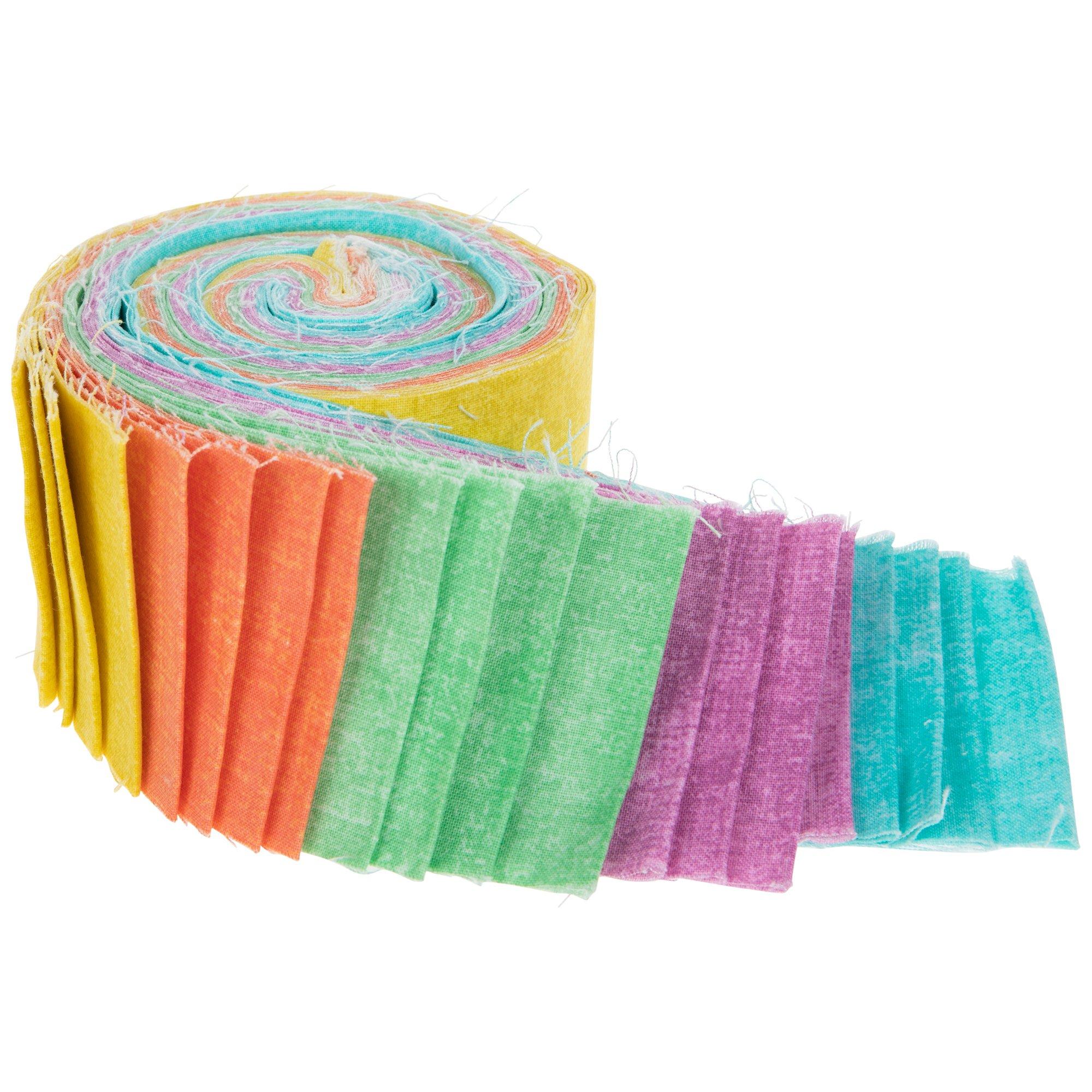 Pastel Jelly Roll Fabric Strips