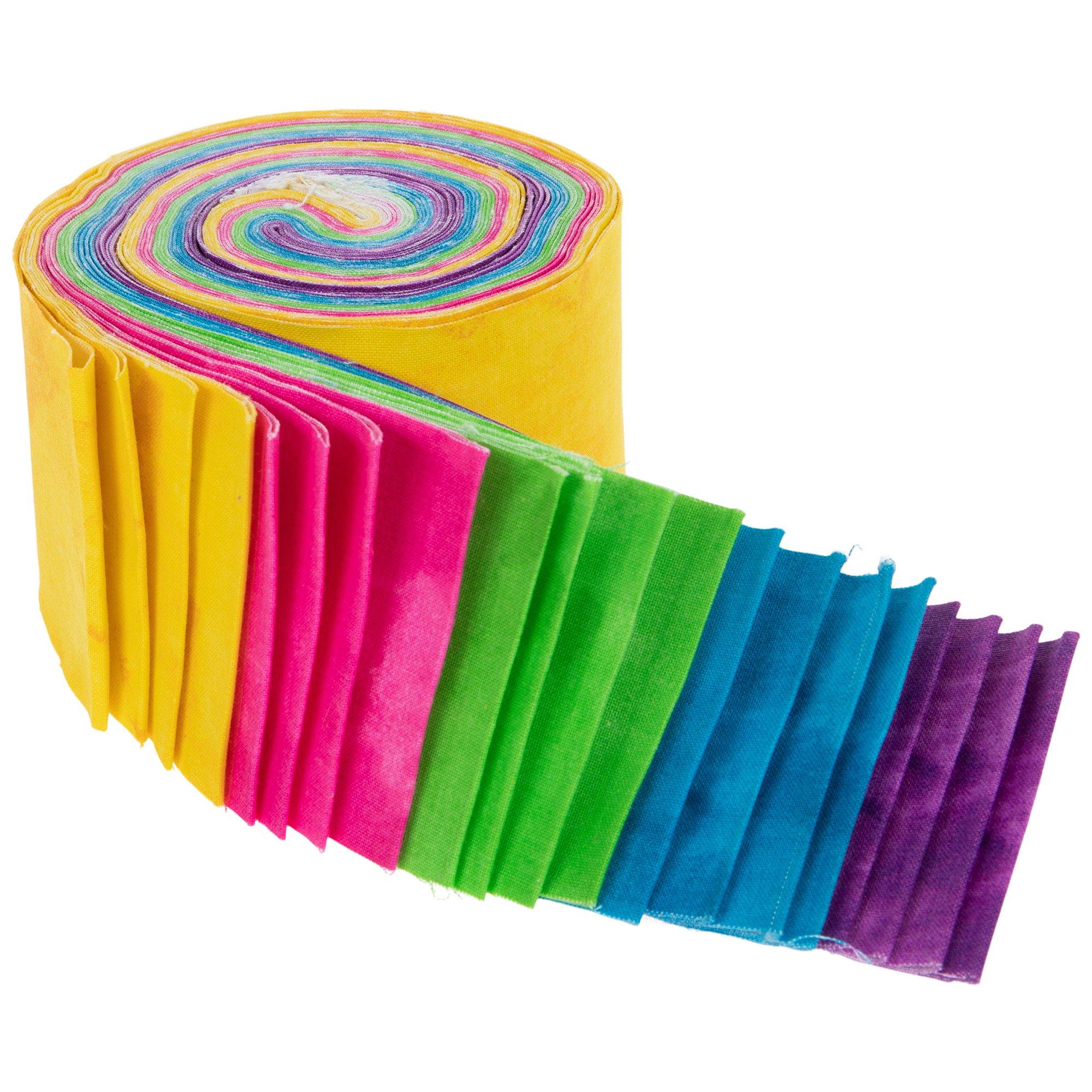 Pastel Jelly Roll Fabric Strips, Hobby Lobby