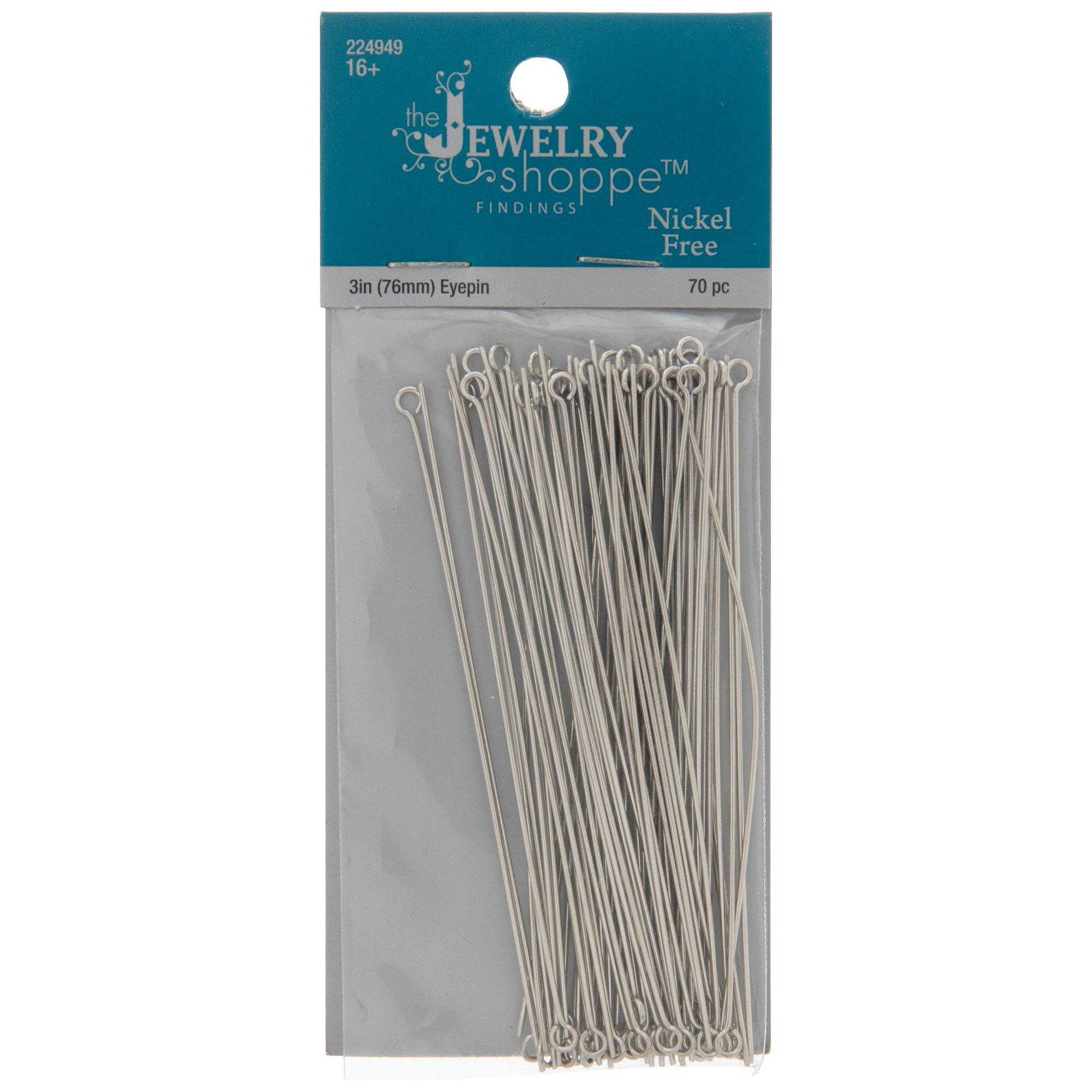 1 Silver Metal Eye Pins 3pk by hildie & jo