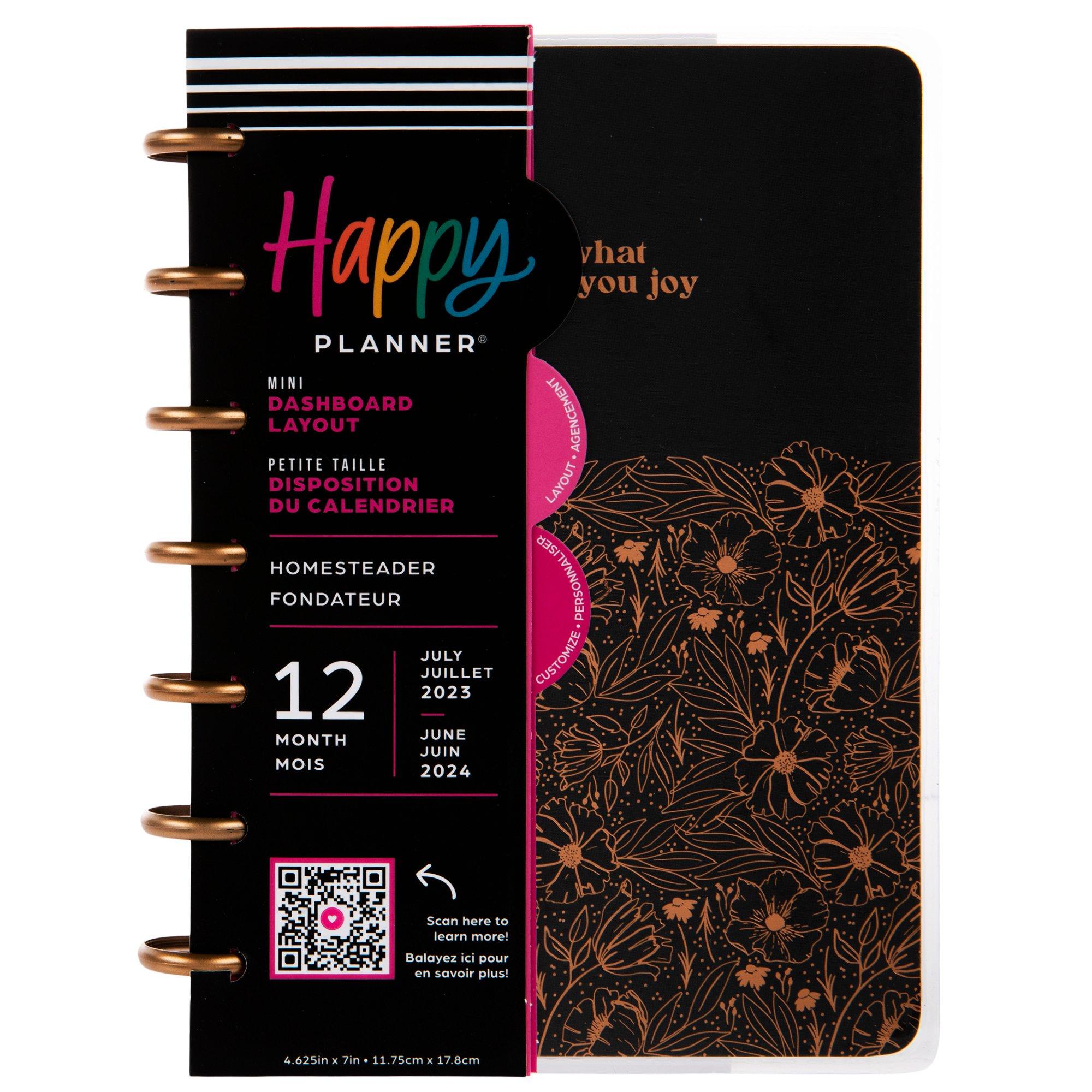 2023 2024 Bring Joy Floral Homesteader Mini Happy Planner 12 Months   2249803 81108736 IMGSET