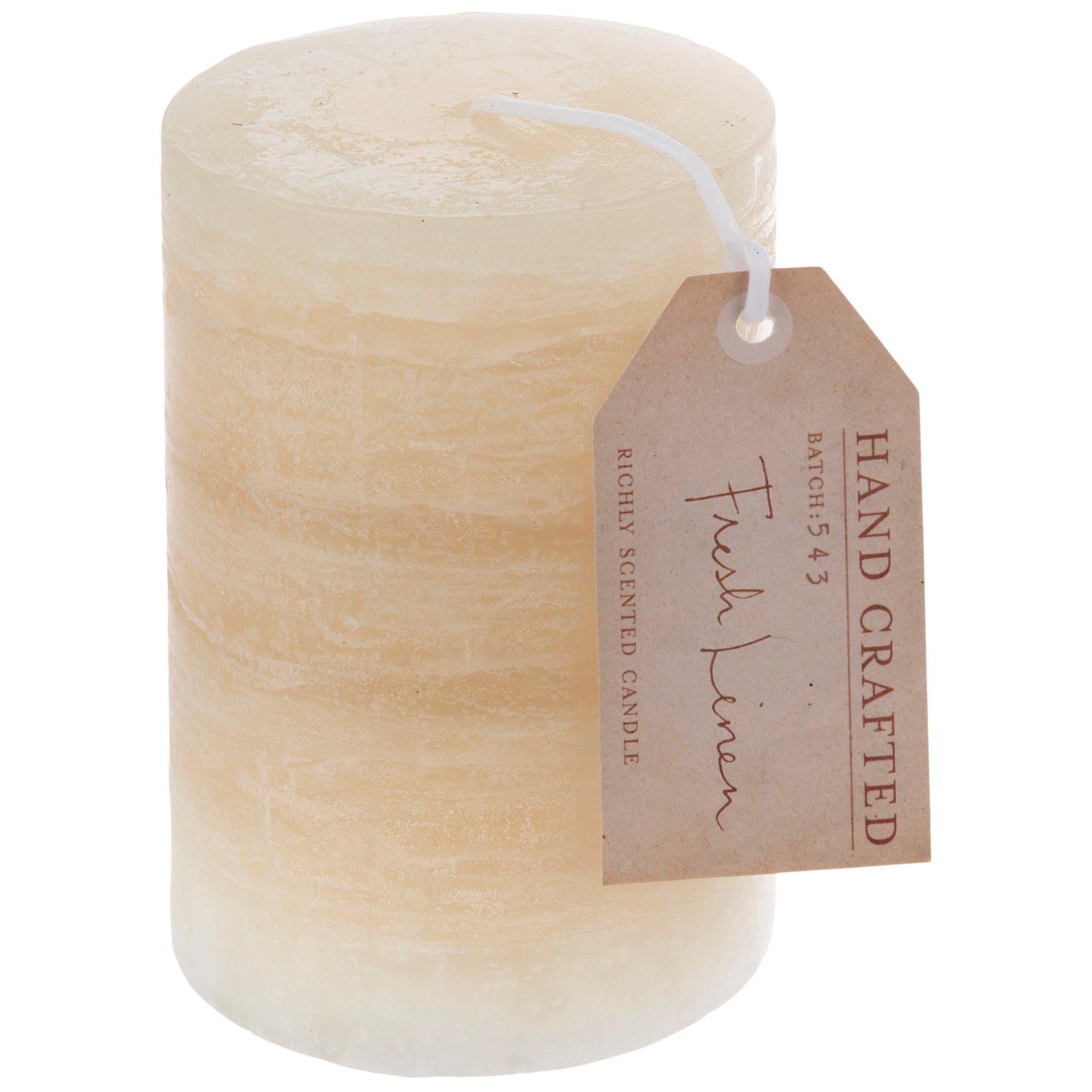 Fresh Linen Pillar Candle Hobby Lobby 2250413