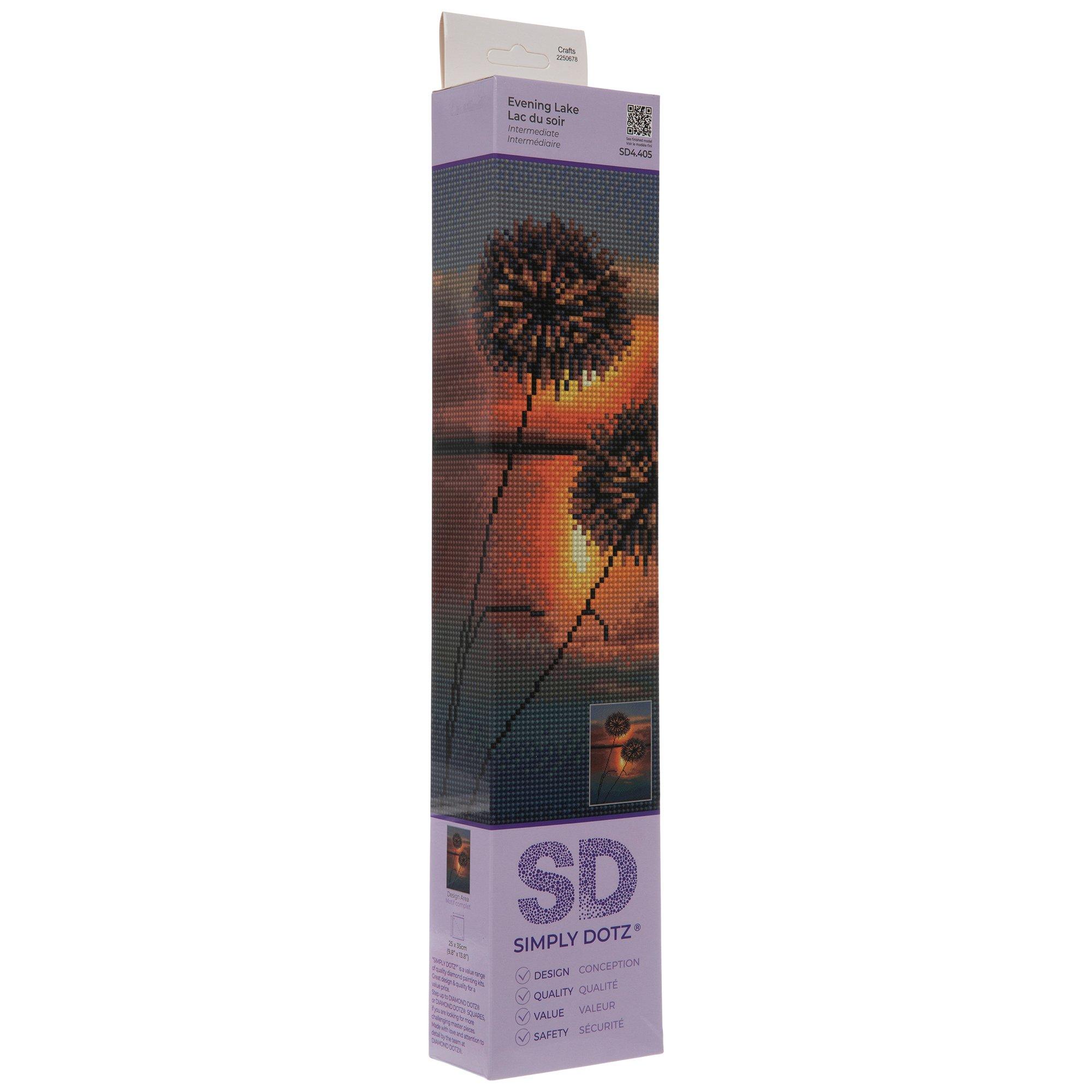 DIAMOND DOTZ® Simply DOTZ® Evening Lake Diamond Painting Kit