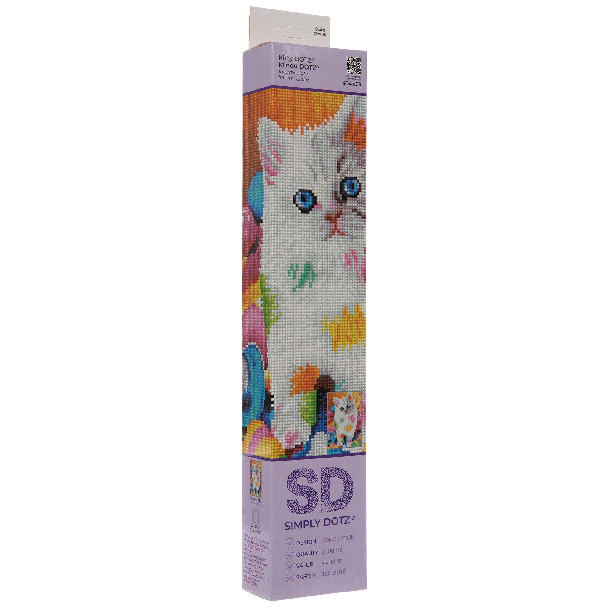 DIAMOND DOTZ® Simply DOTZ® Kitty DOTZ® Diamond Painting Kit 