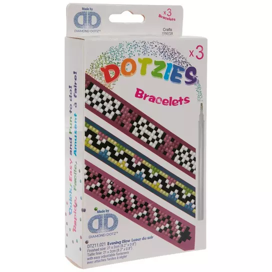 Evening Glow Diamond Dotz Dotzies Bracelets Kit, Hobby Lobby