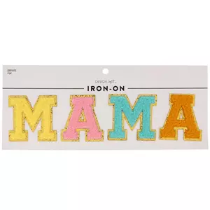 Mama Chenille Iron-On Patches