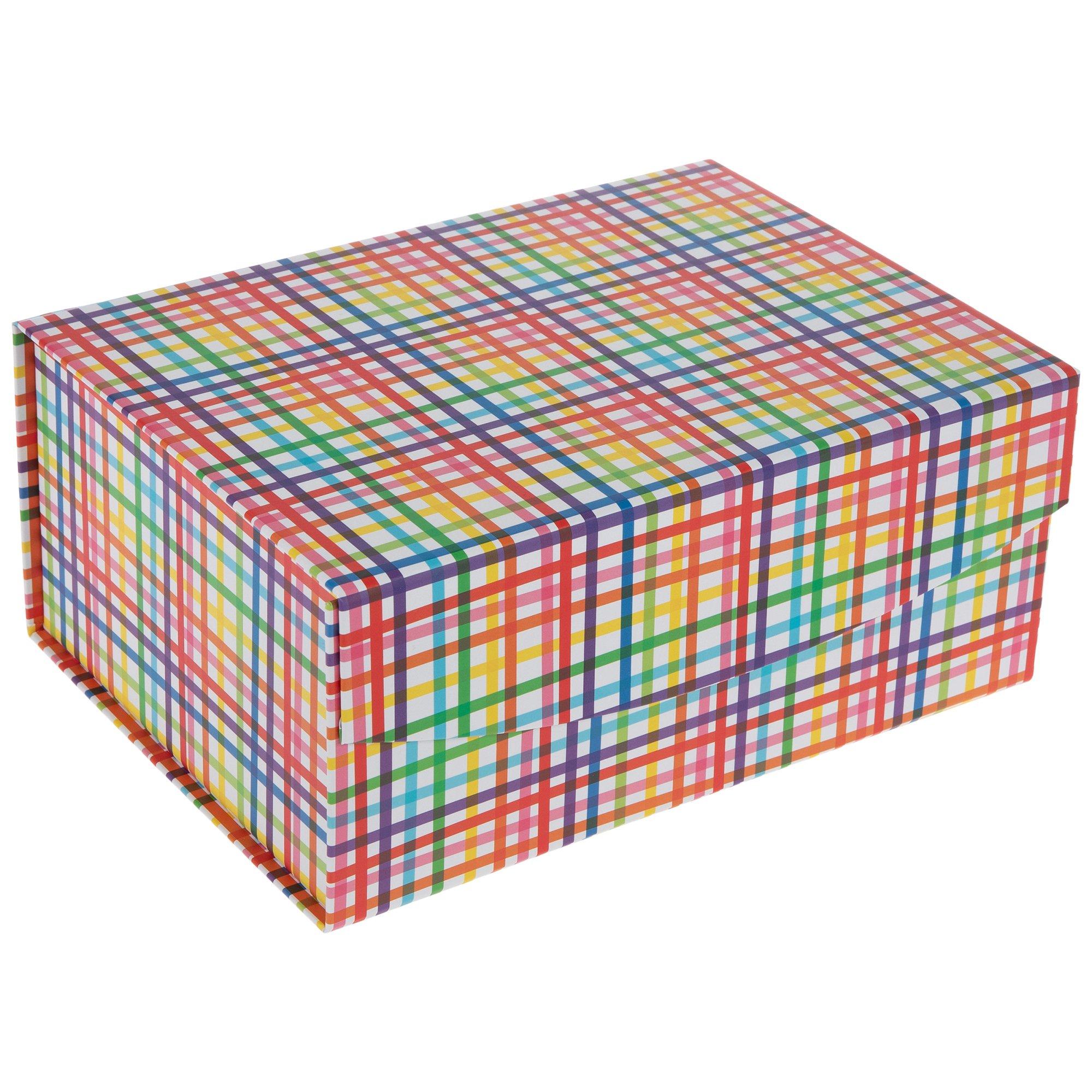 Rainbow Plaid Box Hobby Lobby 2251403