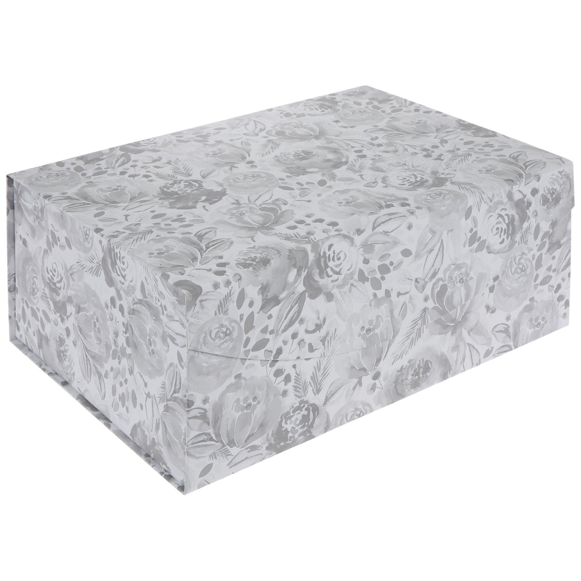 Big Bow Rectangle Flower Box, Rectangle Box Flower