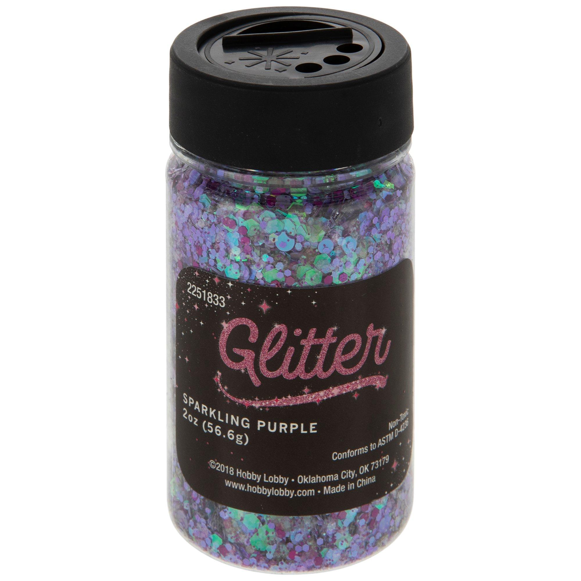 Sparkling Purple Glitter Mix, Hobby Lobby