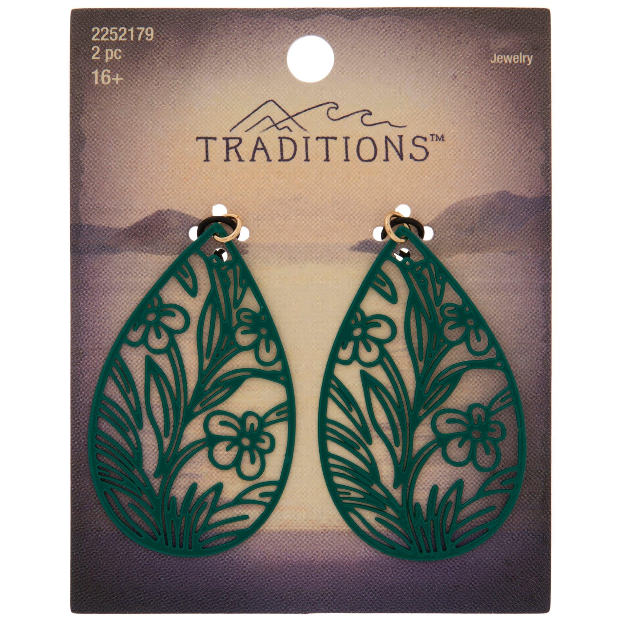 Floral Teardrop Pendants Hobby Lobby 2252179