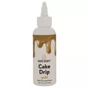 Gold Cake Craft Cake Drip