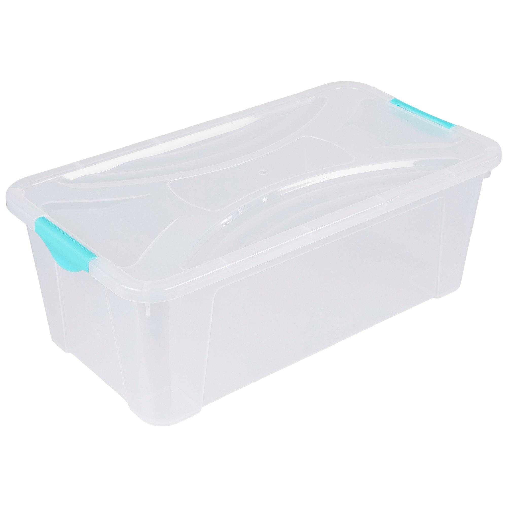 Large Clear Storage Container With Lid and Handles Single, 1 unit - Kroger