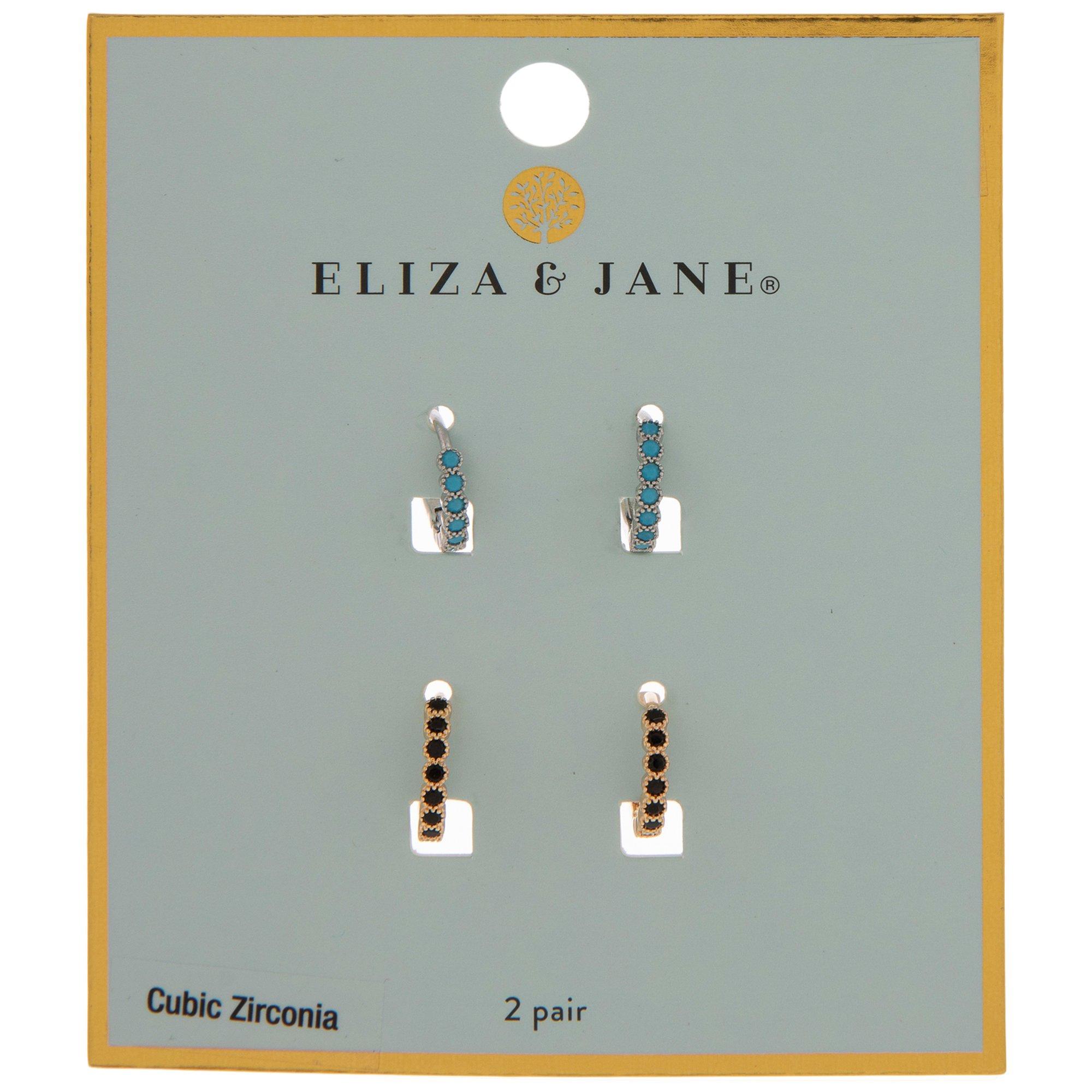 Cubic Zirconia Hoop Earrings Hobby Lobby 2256212