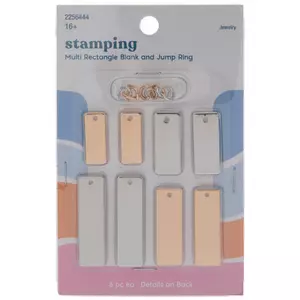 Rectangle Stamping Blanks & Jump Rings