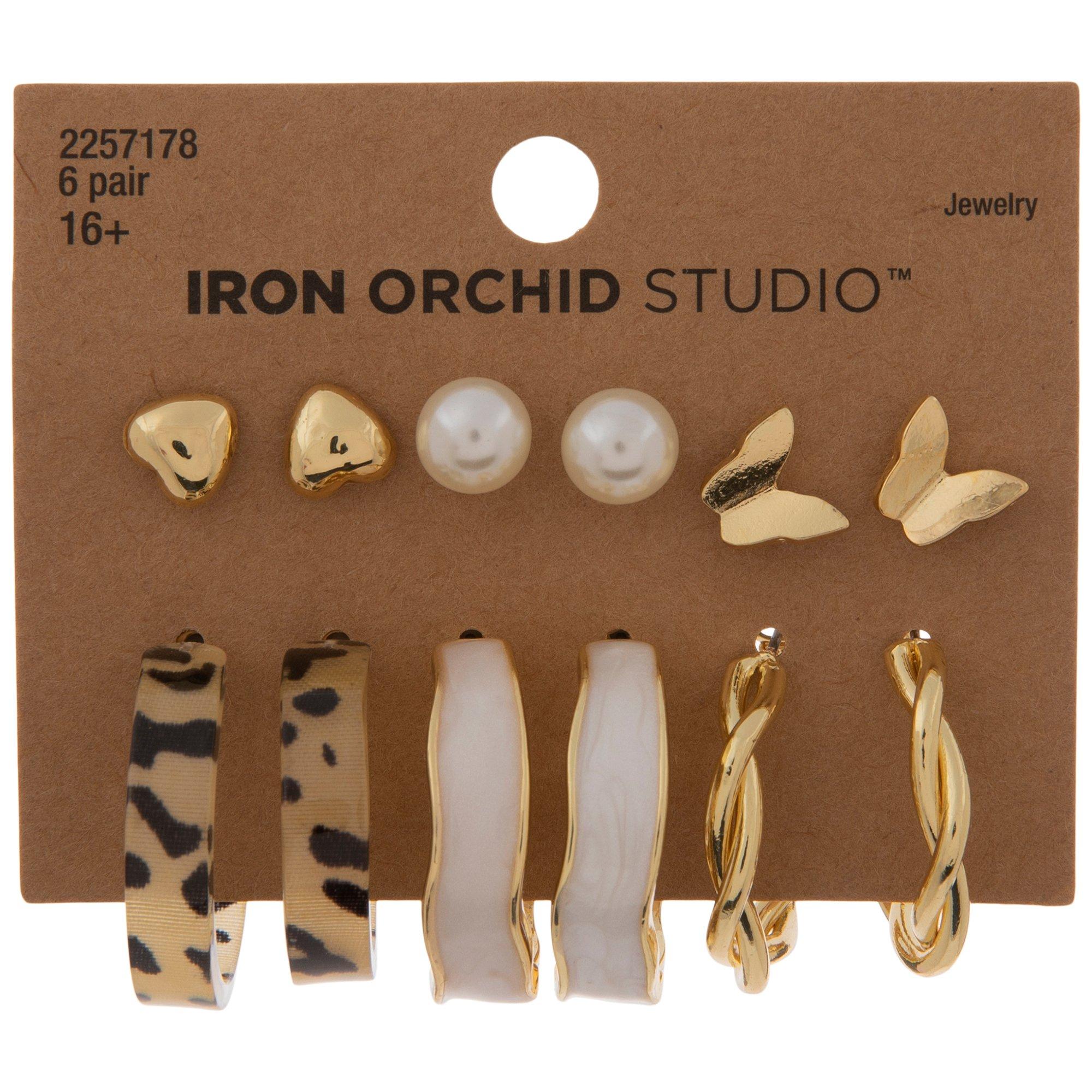 Assorted Metallic & Plastic Pearl Earrings Hobby Lobby 2257178