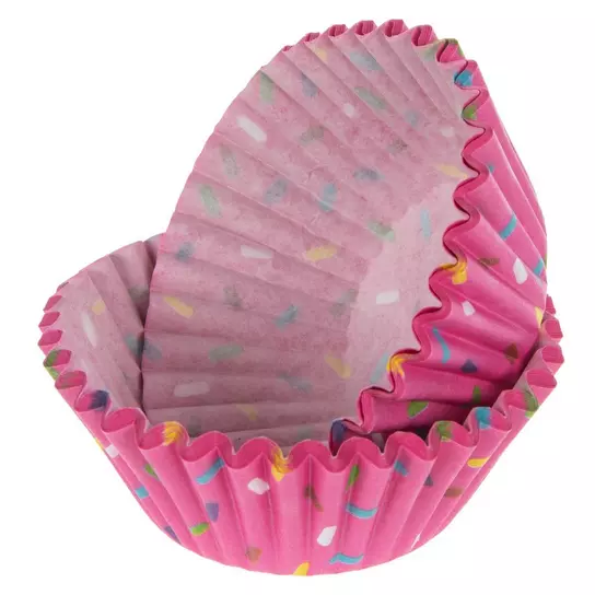 50-Pack Muffin Liners - Floral Watercolor Cupcake Wrappers Paper