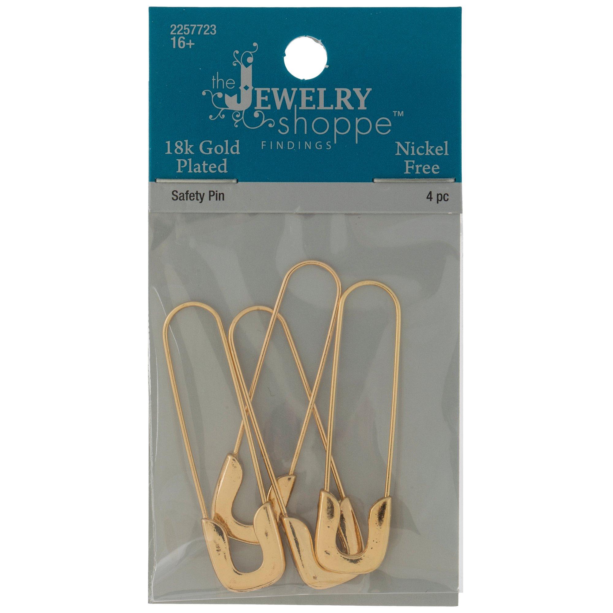 18K Gold Plated Safety Pins Hobby Lobby 2257723