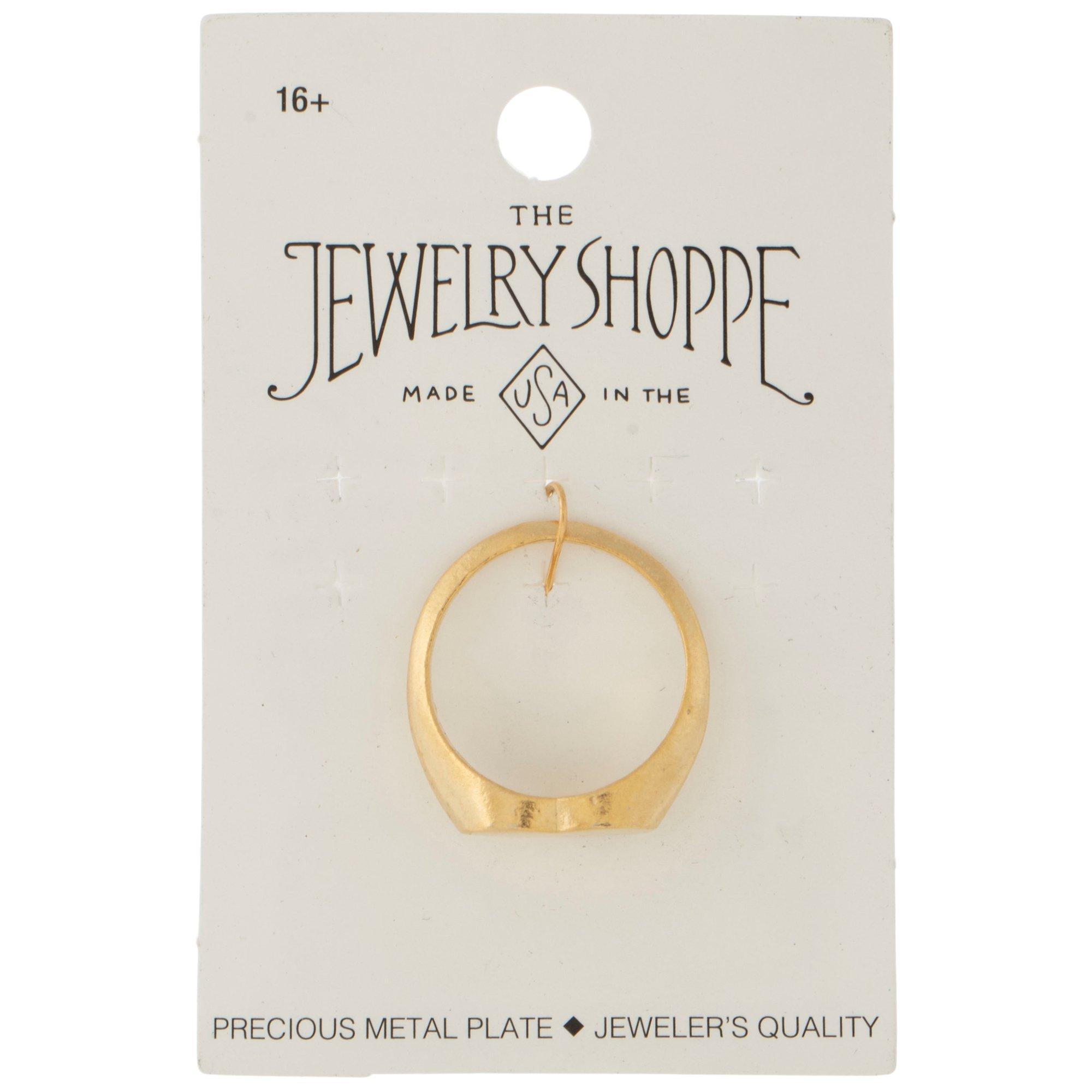 10K Gold Plated Heart Ring - Size 7