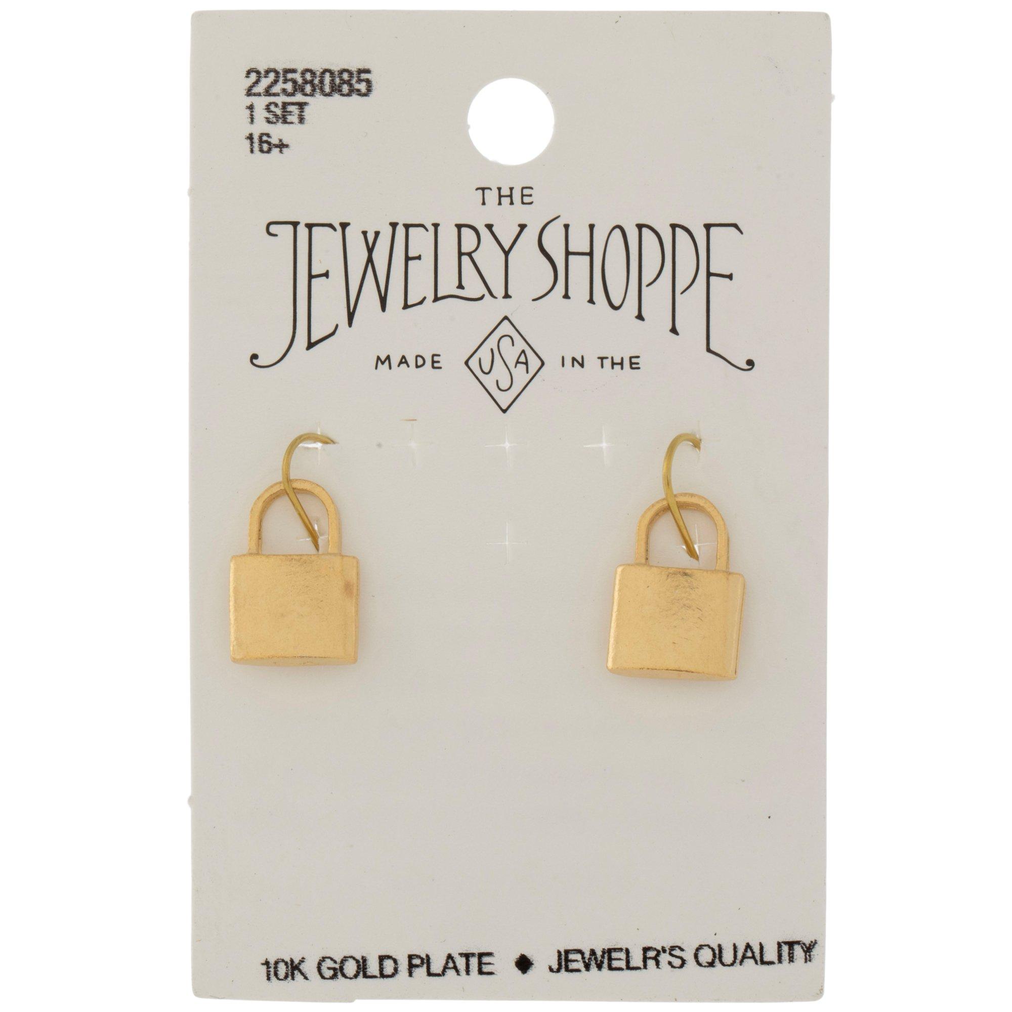 10K Gold Plated Lock Charms, Hobby Lobby