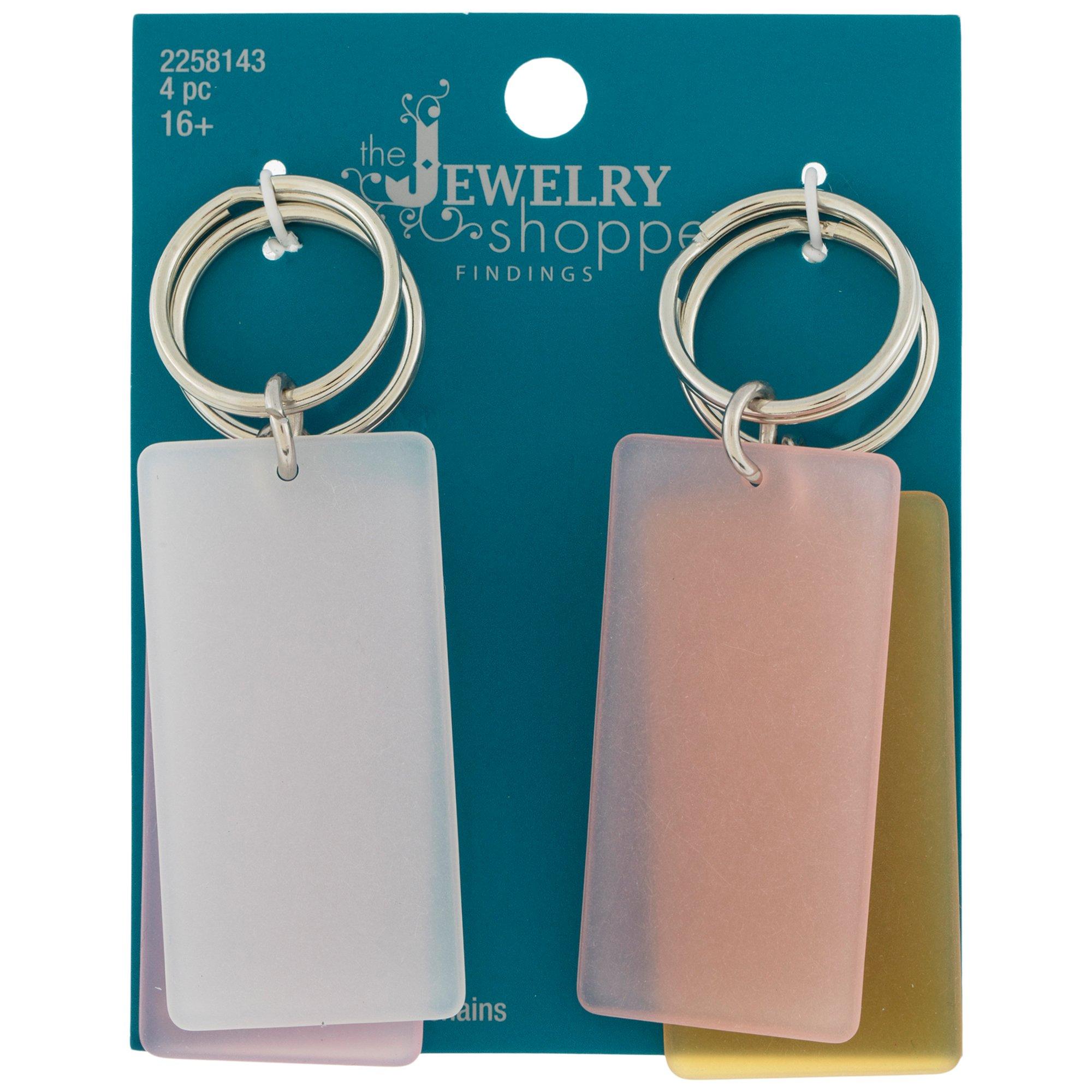 Pastel Rectangle Keychains, Hobby Lobby