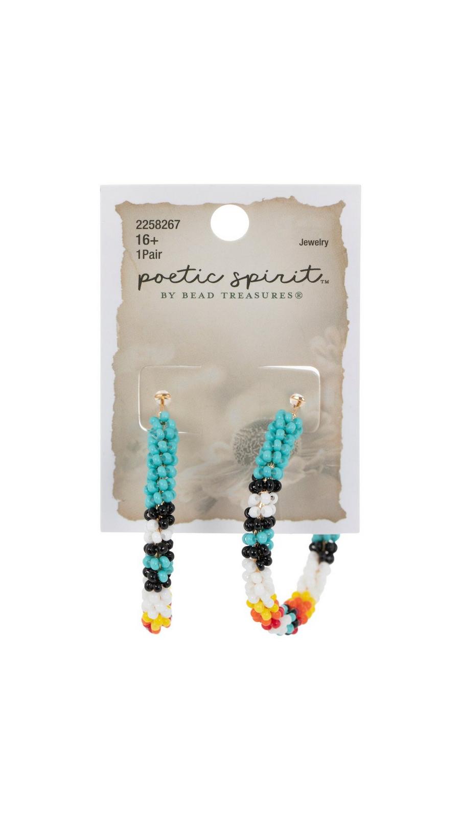 Southwest Seed Bead Hoop Earrings Hobby Lobby 2258267
