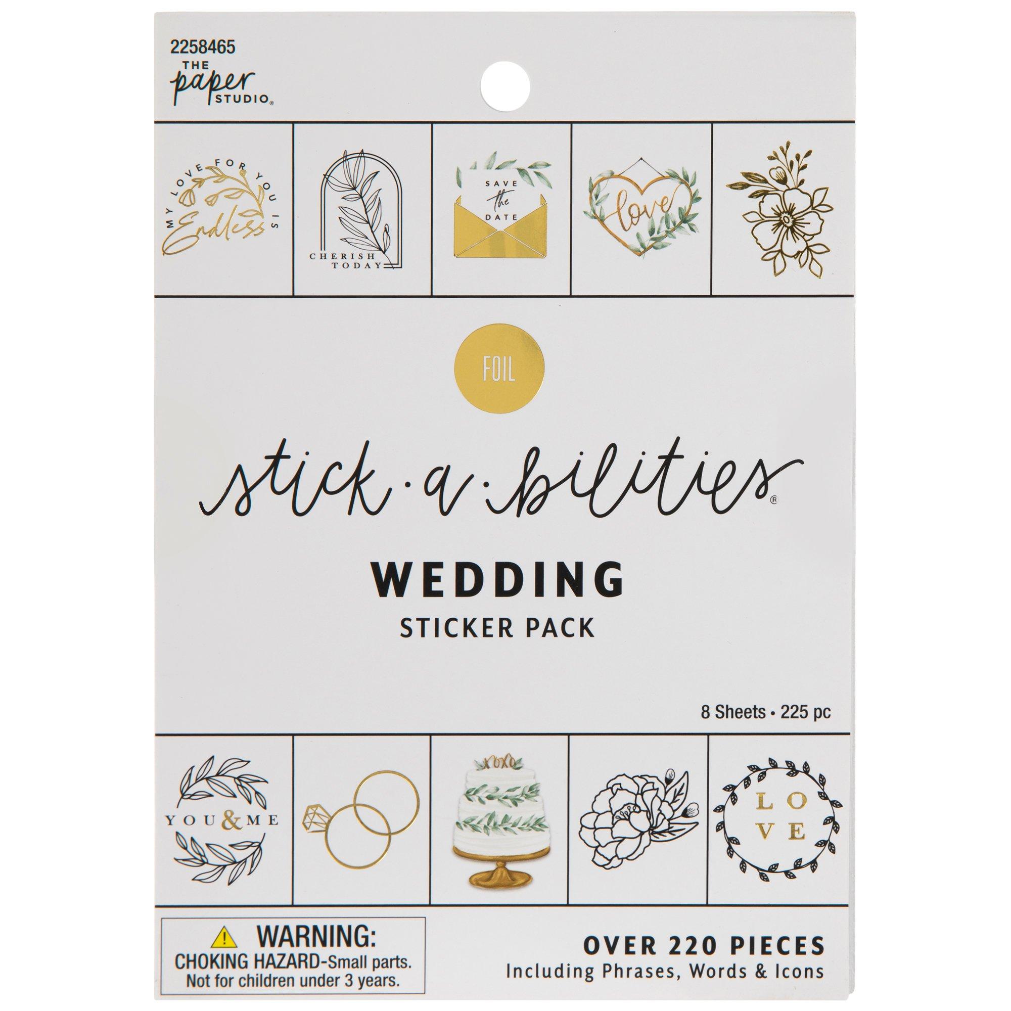 Wedding Foil Stickers Hobby Lobby 2258465