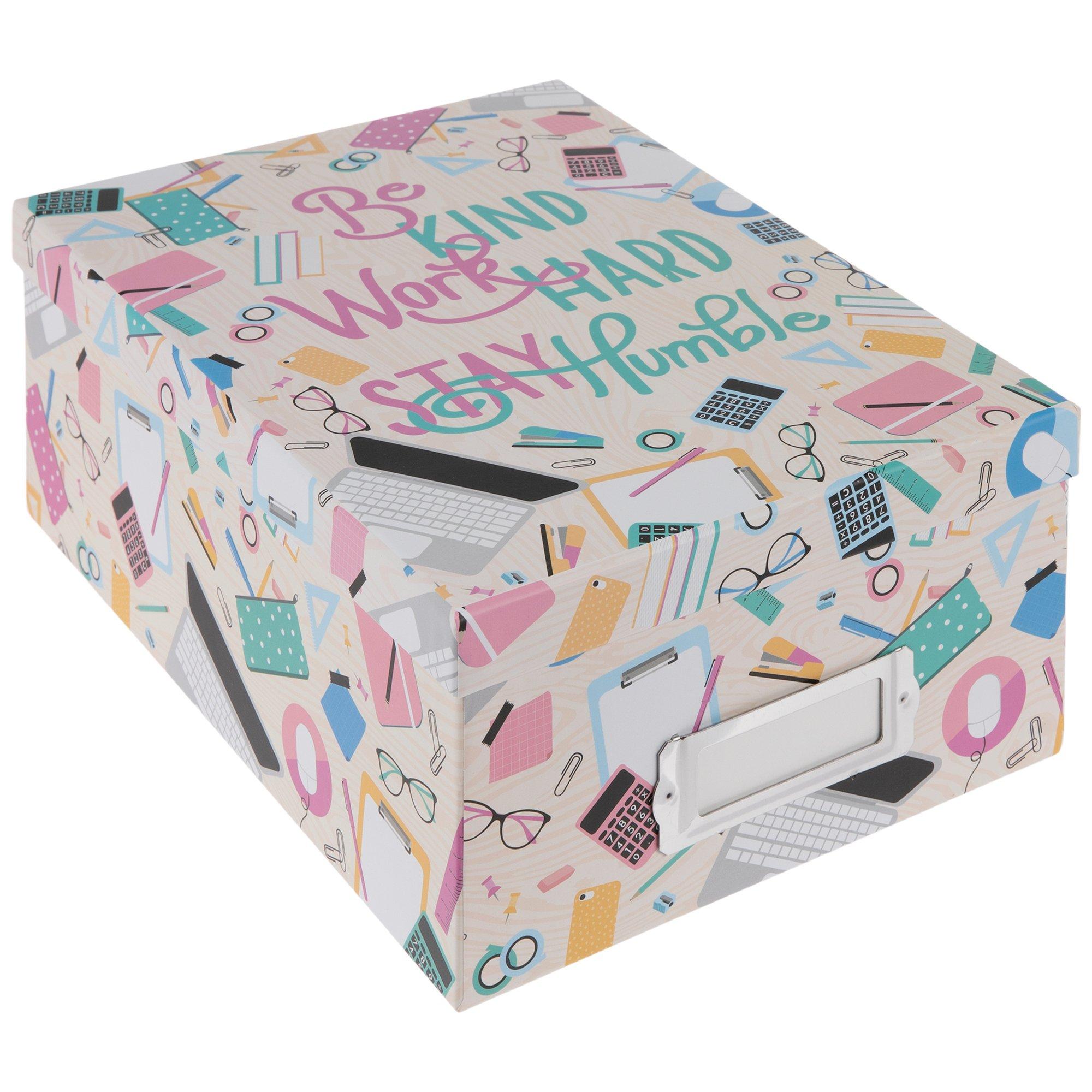 Be Kind Work Hard Photo Storage Box Hobby Lobby 2259497