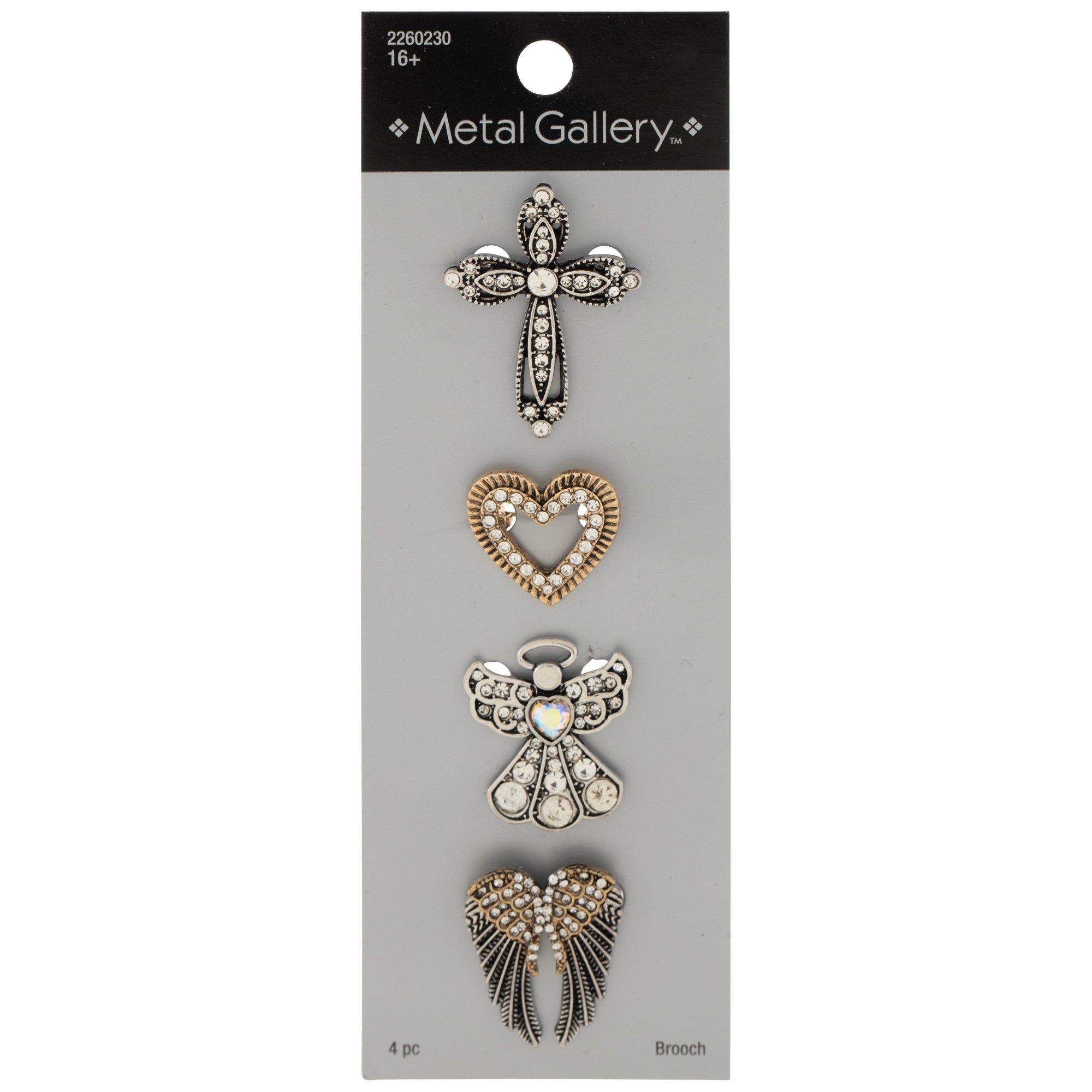 Faith & Heart Rhinestone Brooches Hobby Lobby 2260230