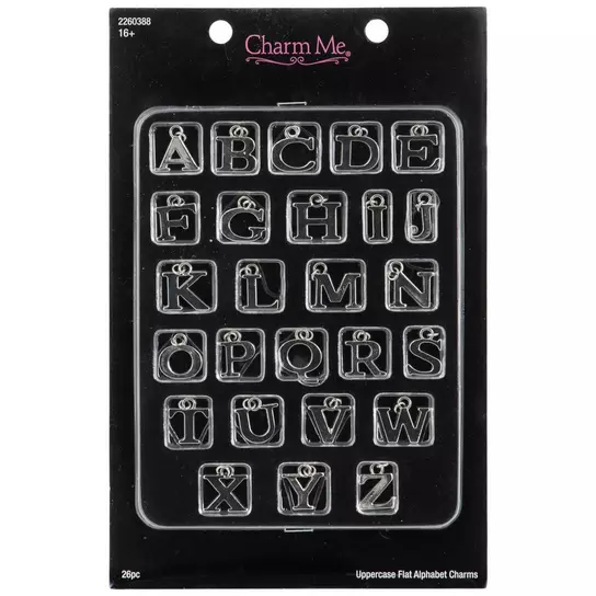 Uppercase Alphabet Charms