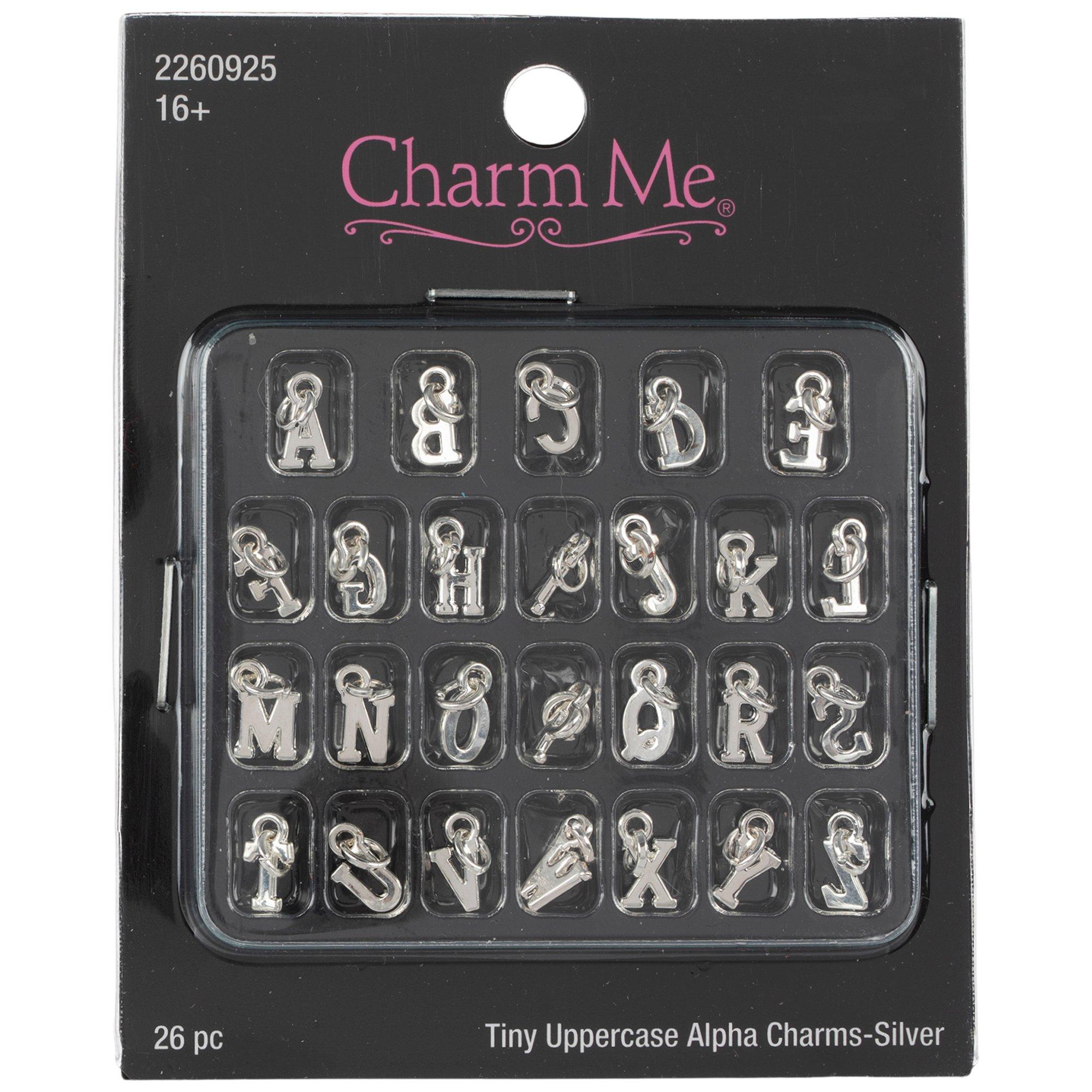 Metallic Uppercase Alphabet Charms Hobby Lobby 2260925