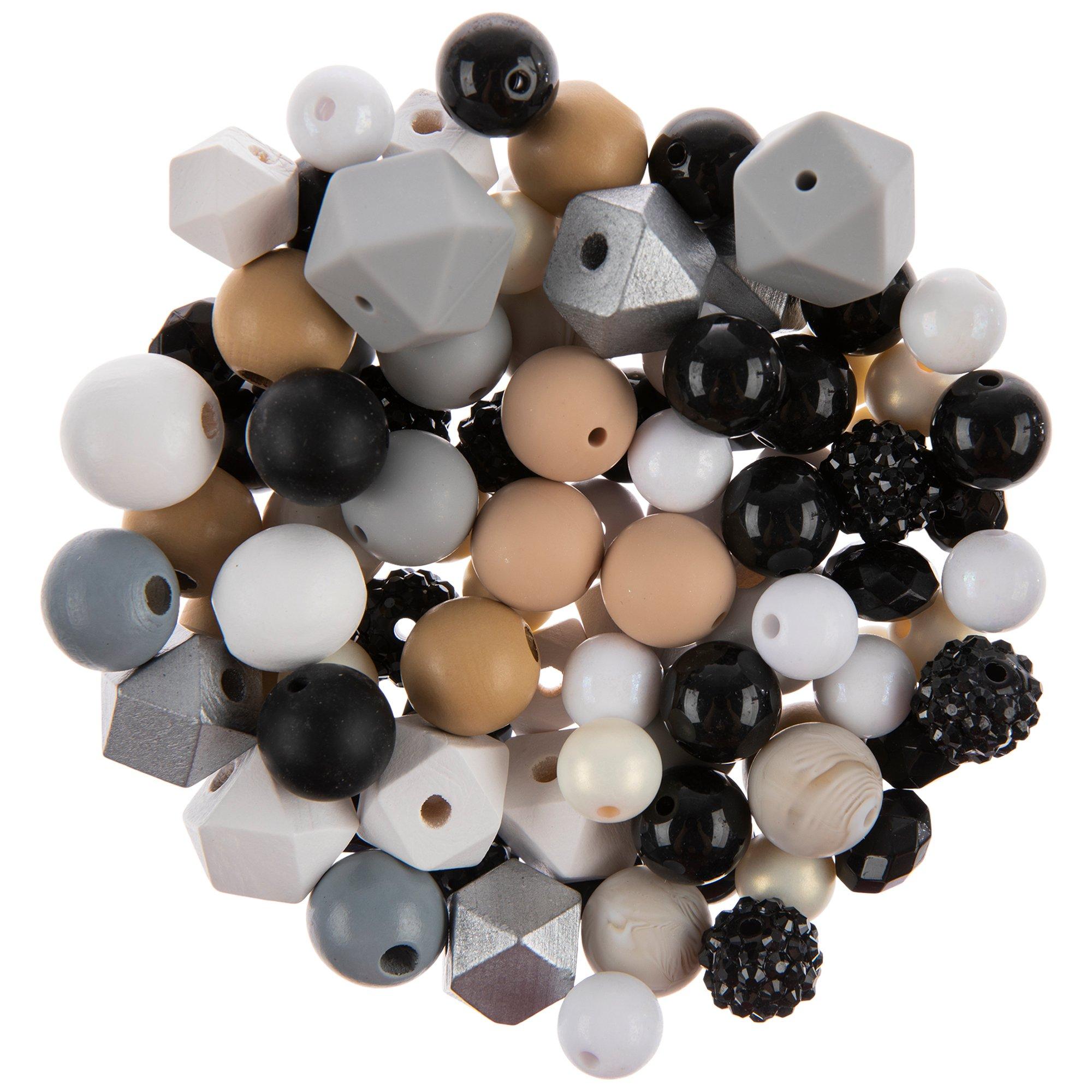 Assorted Plastic Round Beads, Hobby Lobby