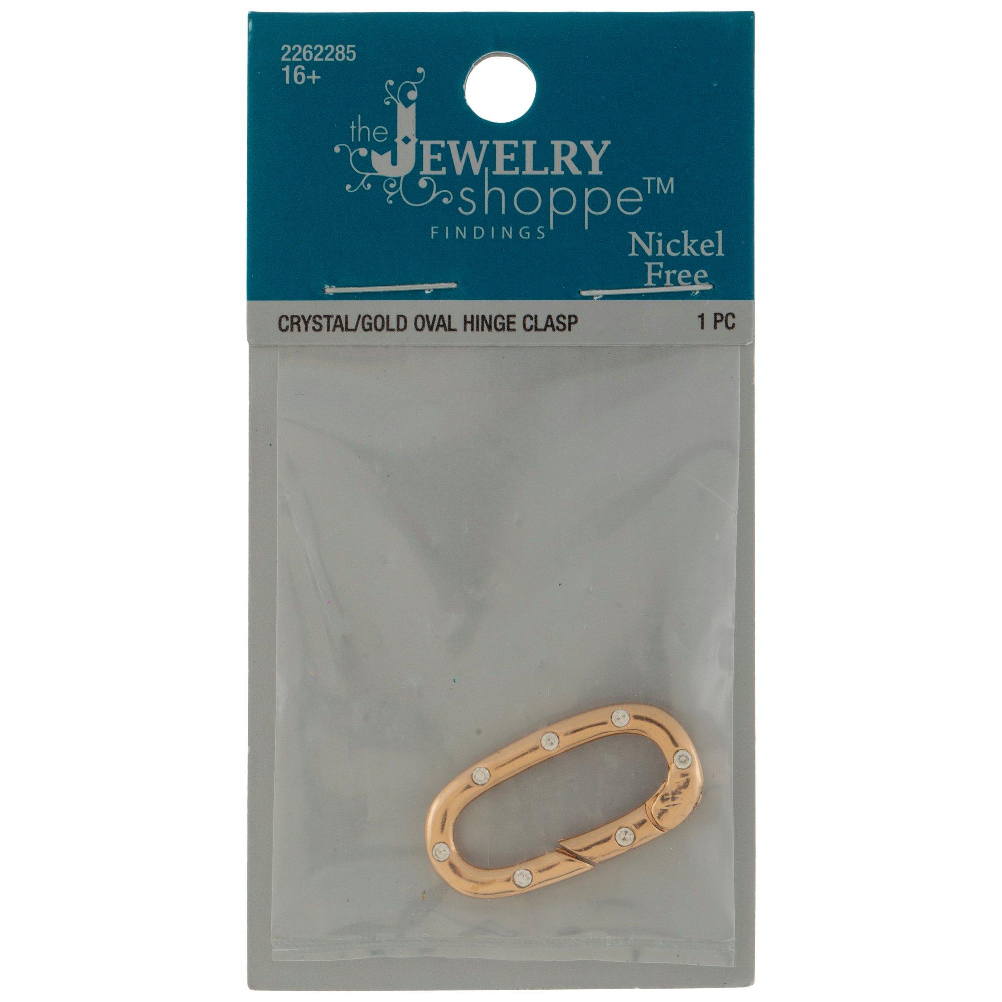 Oval Hinge Charm Clasp