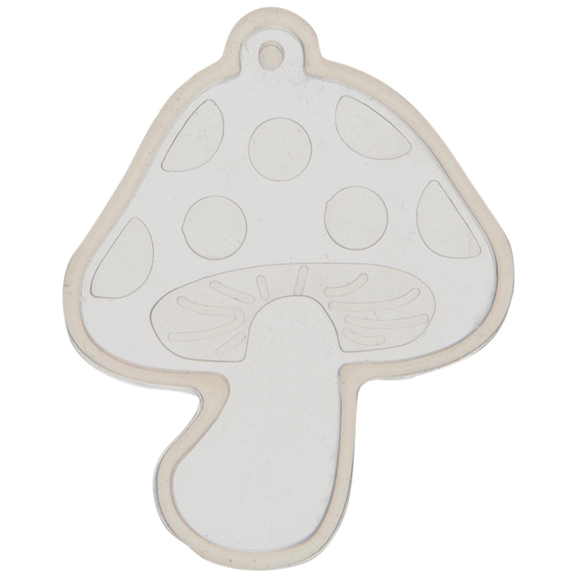 4 pieces mushroom shaped silicone molds