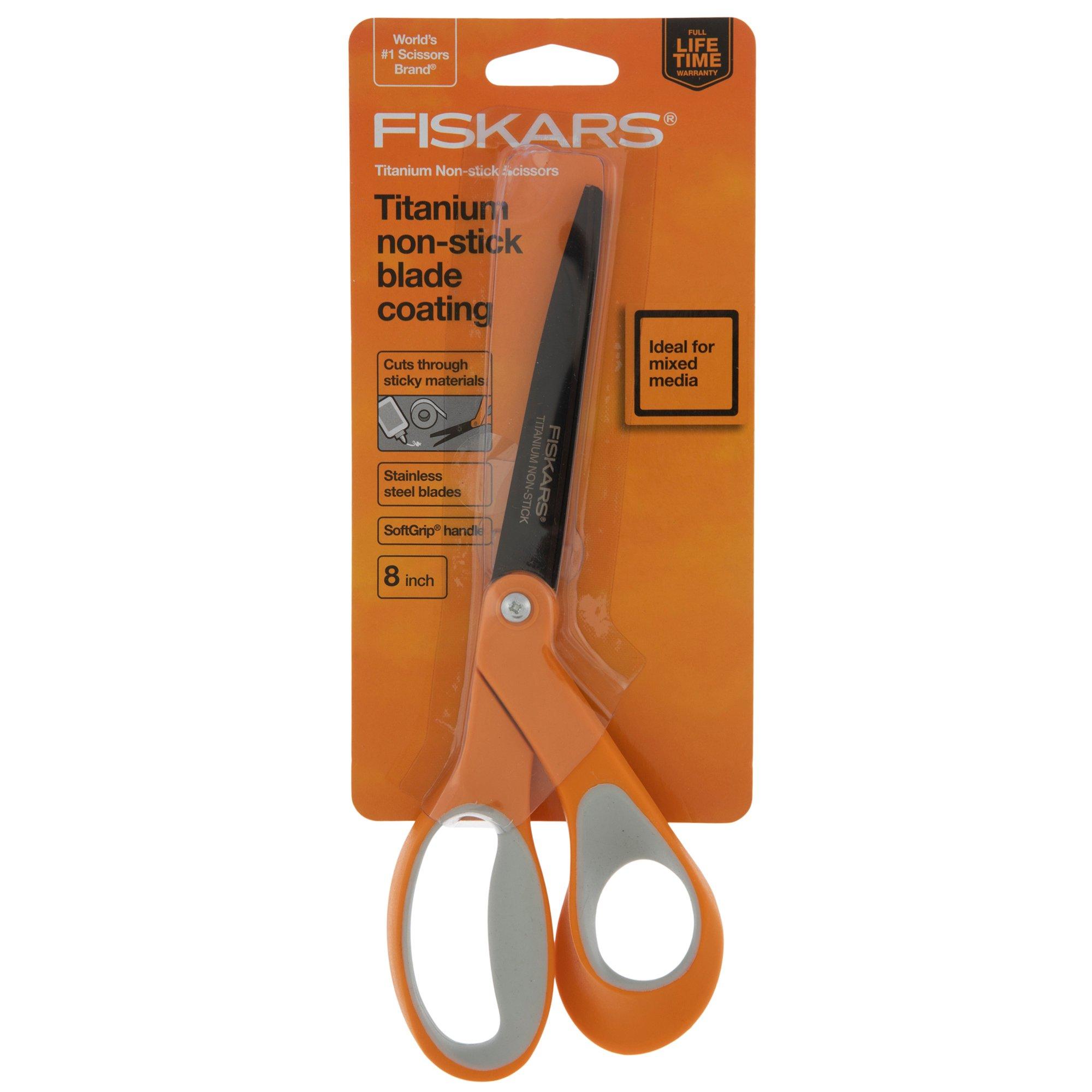 Fiskars LGriffith Scissors 8 Non Stick