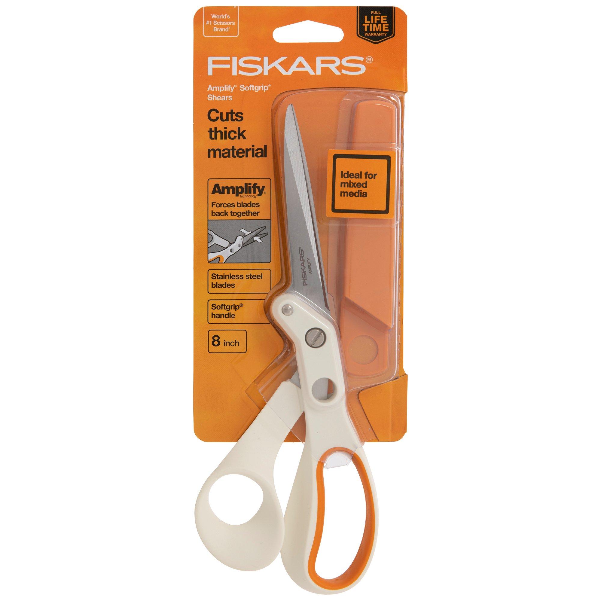 Fiskars 8 Inch Softgrip Scissors, Silver