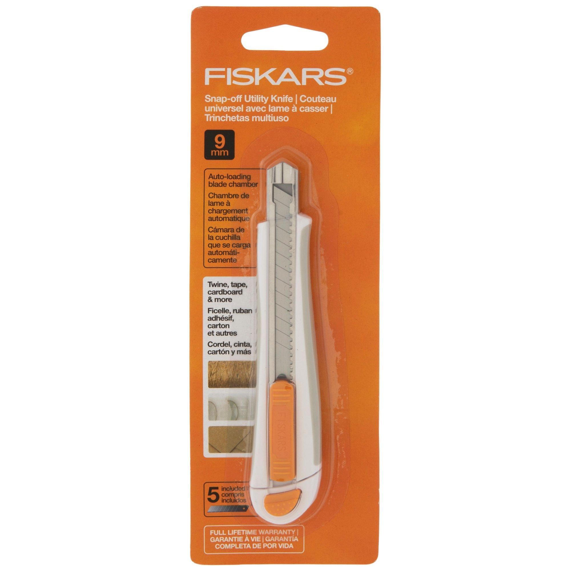 Fiskars - Utility Knives, Snap Blades & Box Cutters; Type: Utility Blade  Replacement; Blade Type: Utility, Snap-Off - 15345564 - MSC Industrial  Supply