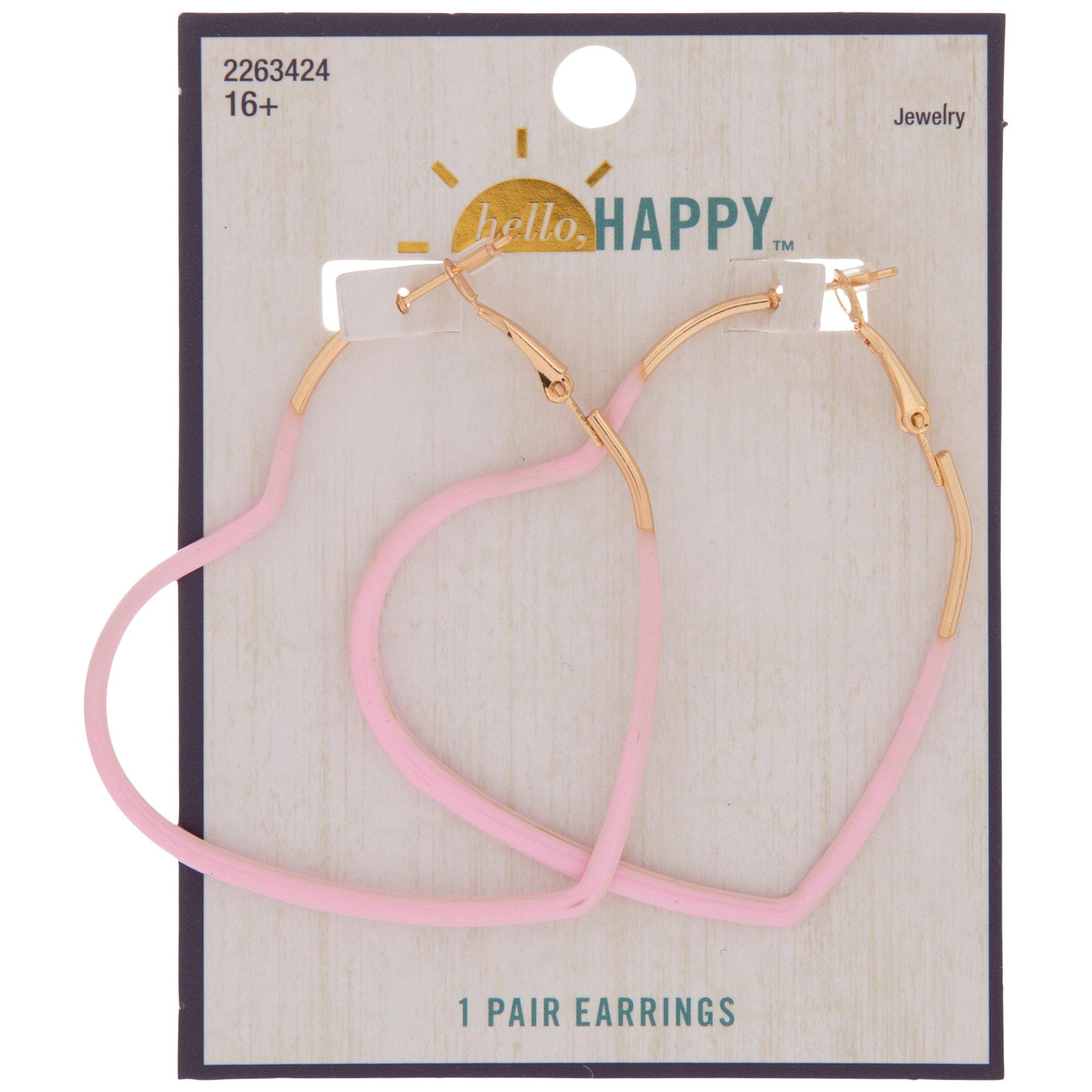 Pink Heart Earrings Hobby Lobby 2263424