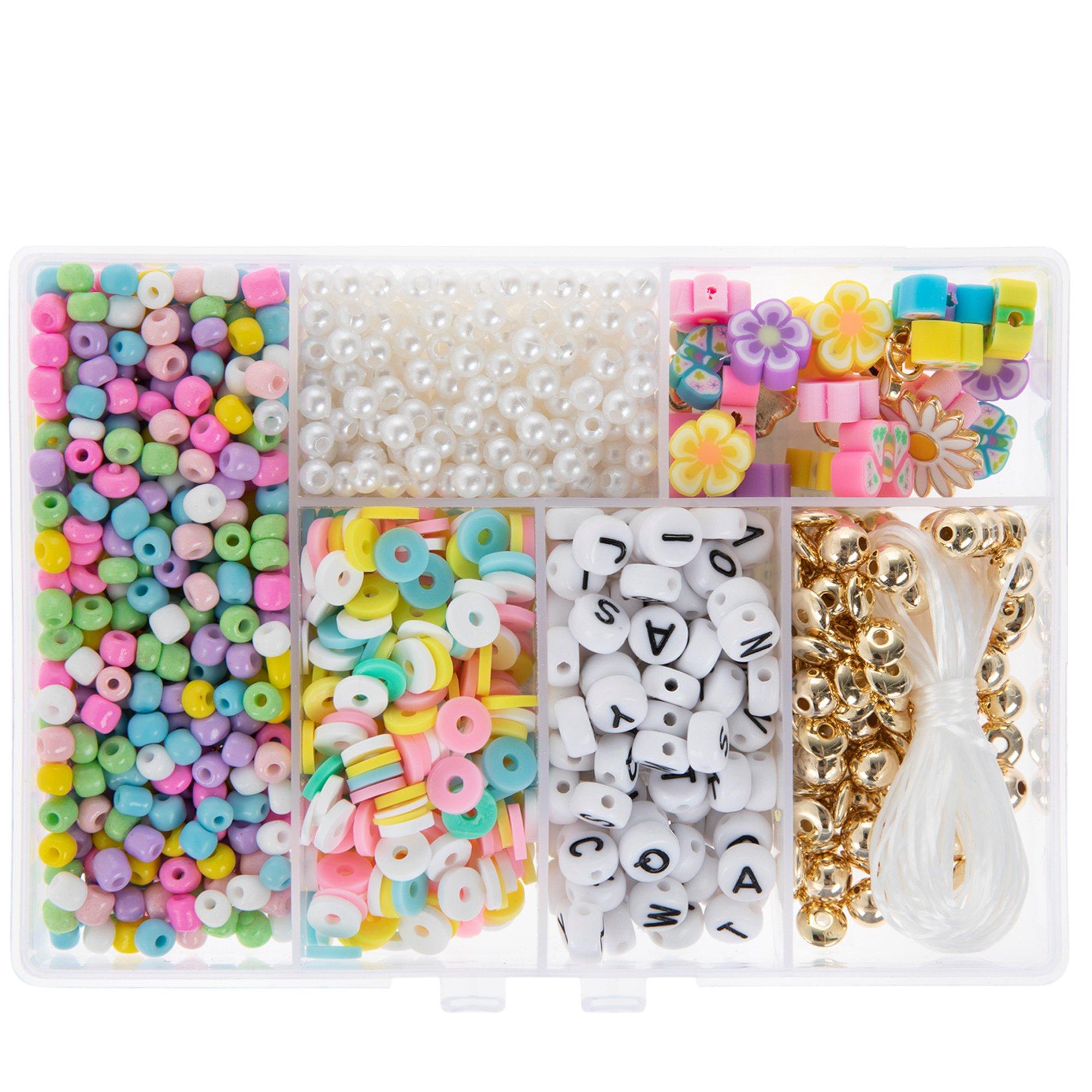 Hobbycraft Assorted Bright Bead Box Kit 600 Pieces