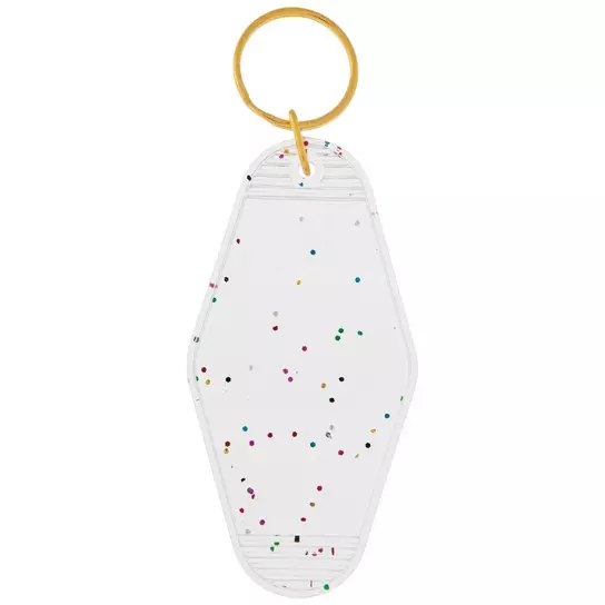 Glitter Keychain Blanks, Hobby Lobby