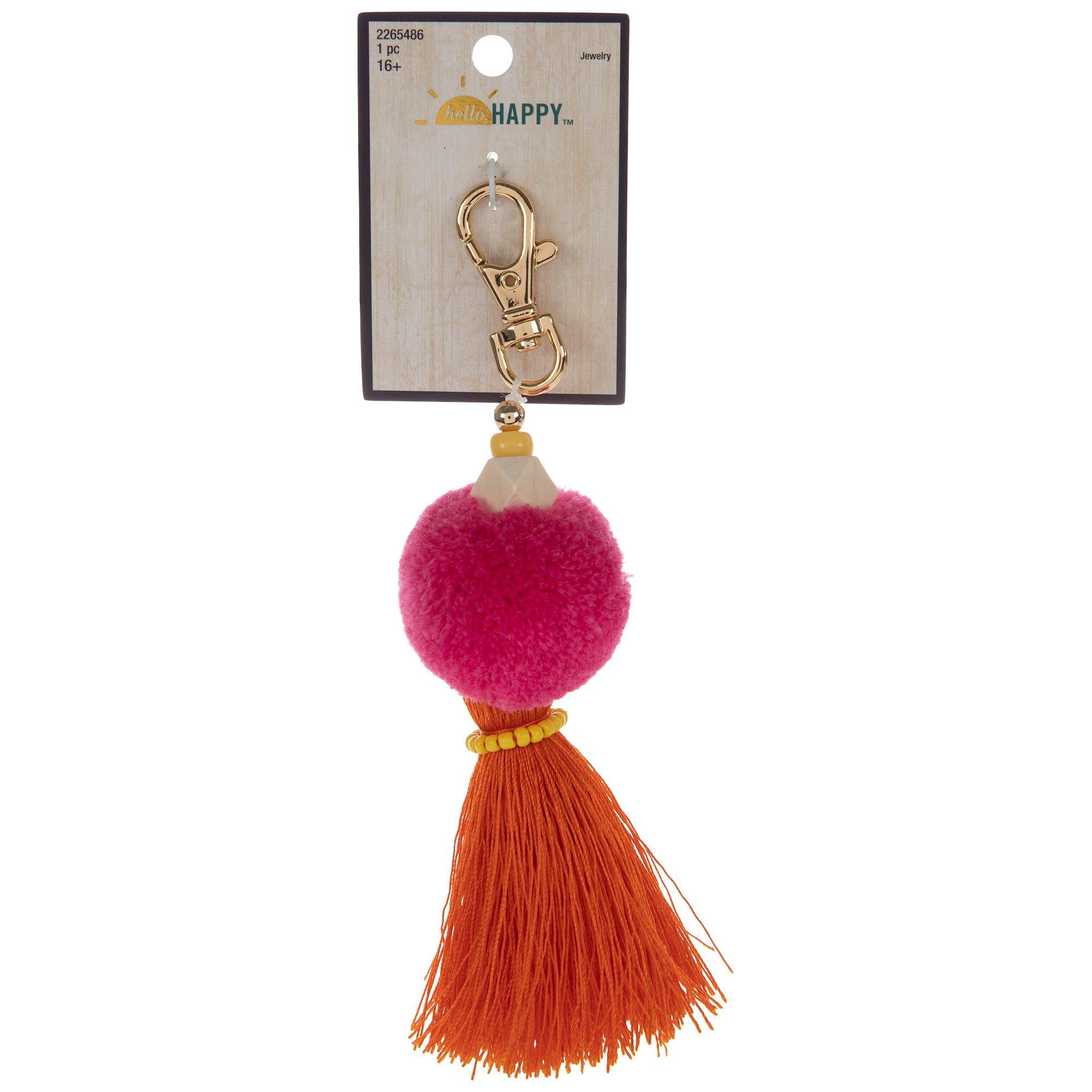 Tassel Pom Pom Keychain Hobby Lobby 2265486