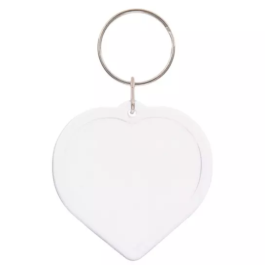 The Jewelry Shoppe Heart Acrylic Blank Keychains