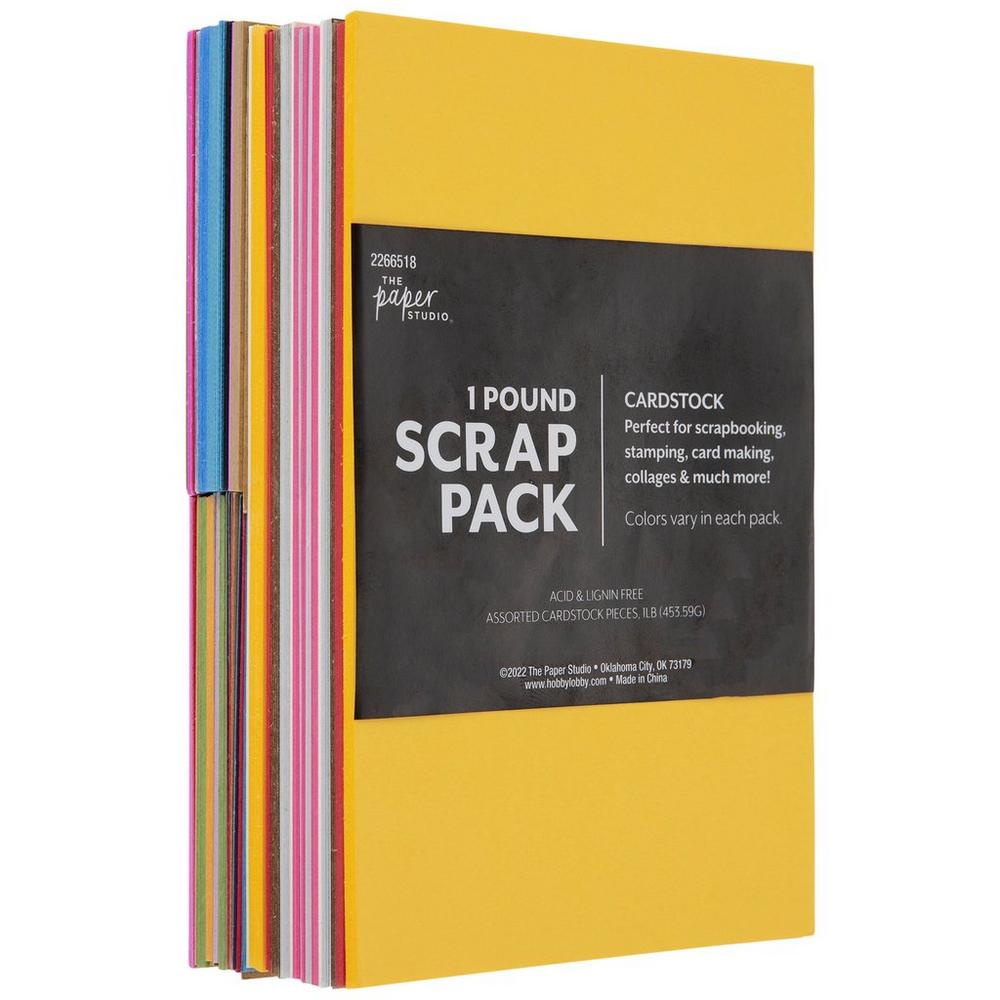 Cardstock Paper Scrap Pack | Hobby Lobby | 2266518