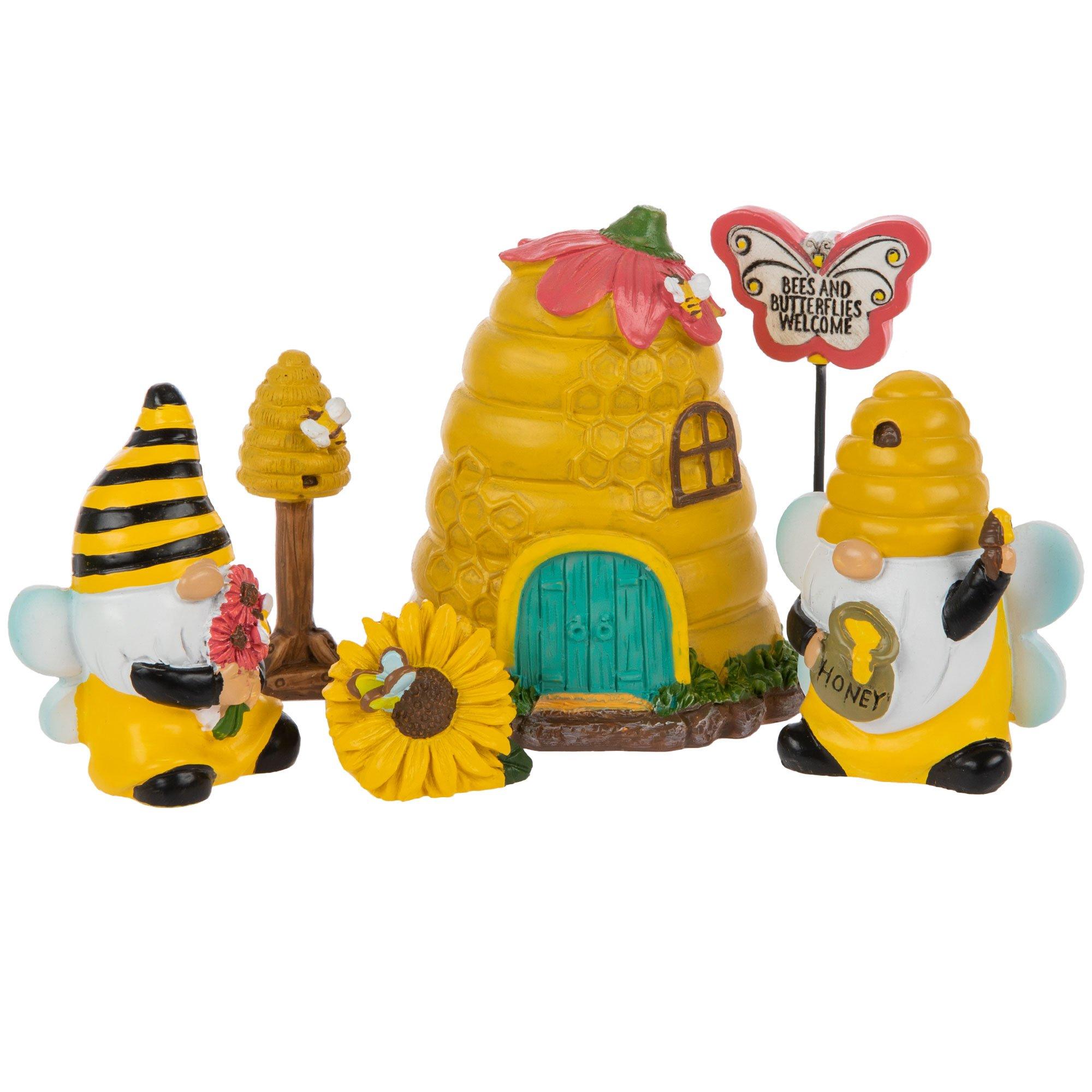 Bee and Flower Decor Faceless Gnome – The Nest On Main