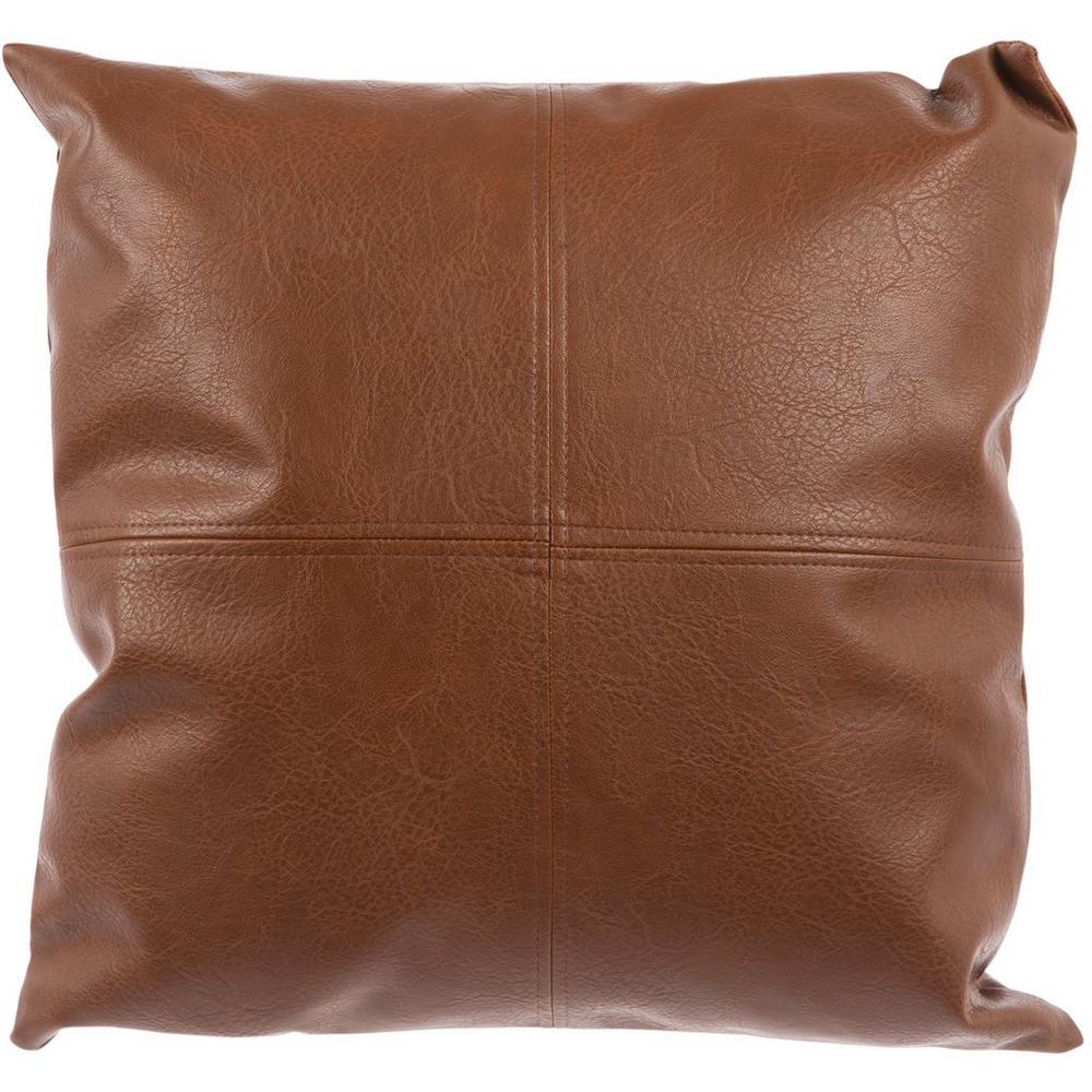 Faux Leather Pillow