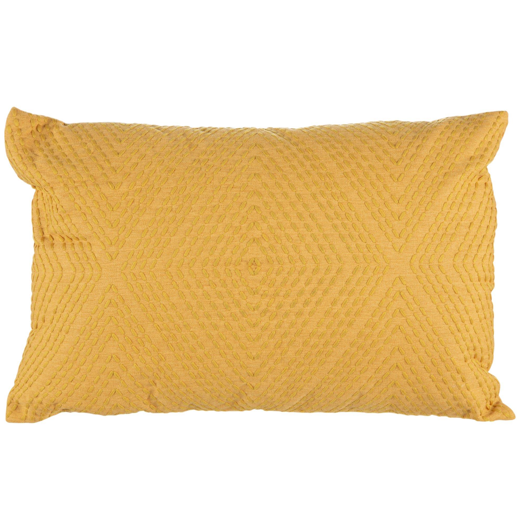 Yellow Embroidered Pillow Hobby Lobby 2268753