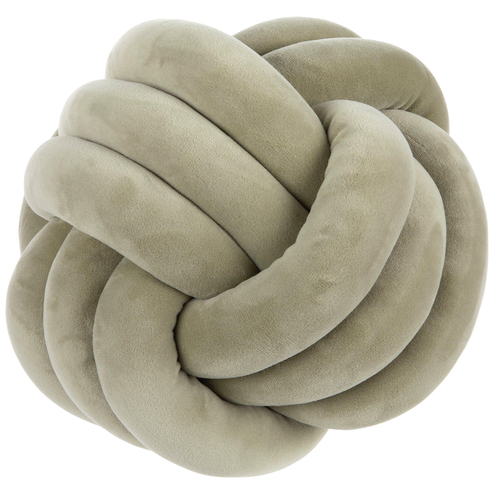 Velvet Knotted Ball Pillow Hobby Lobby 2268837