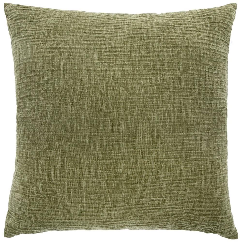 Green Chenille Pillow
