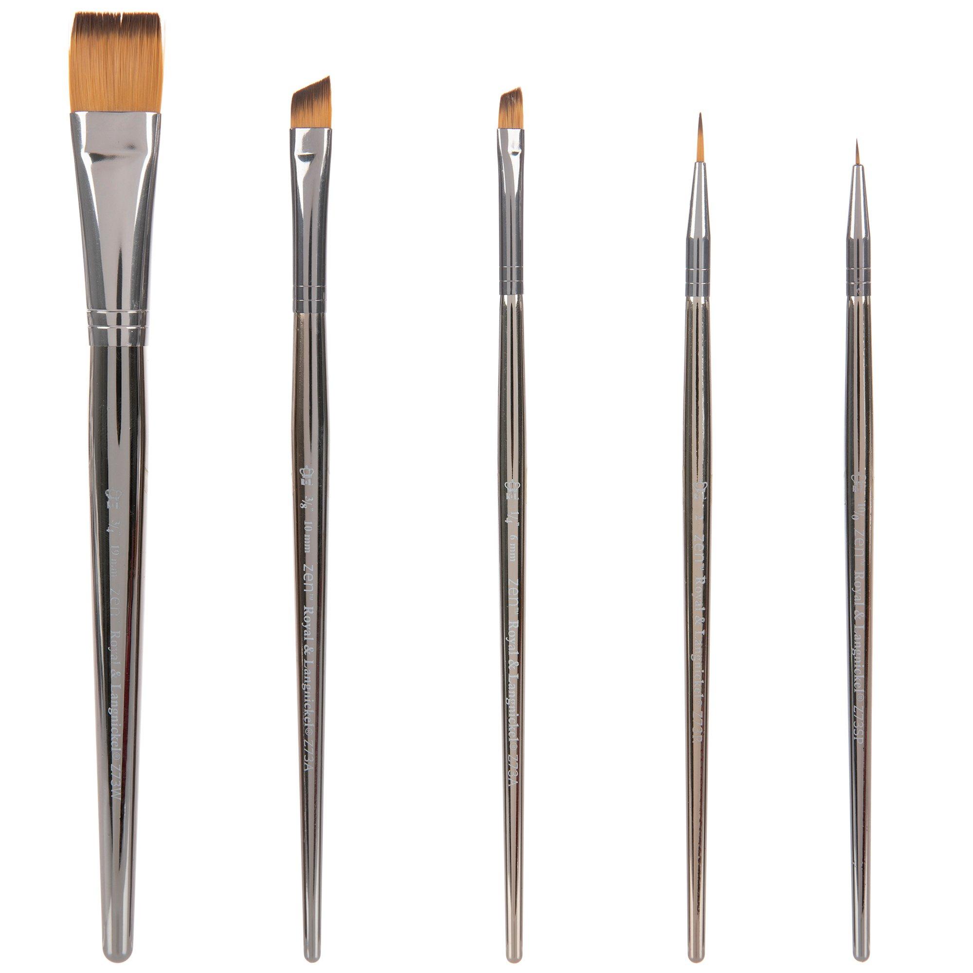 Zen Paint Brushes 5 Piece Set Hobby Lobby 2269256
