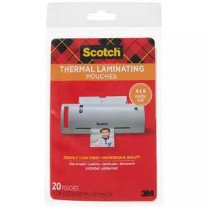 Scotch Thermal Laminating Pouches - 4" x 6"